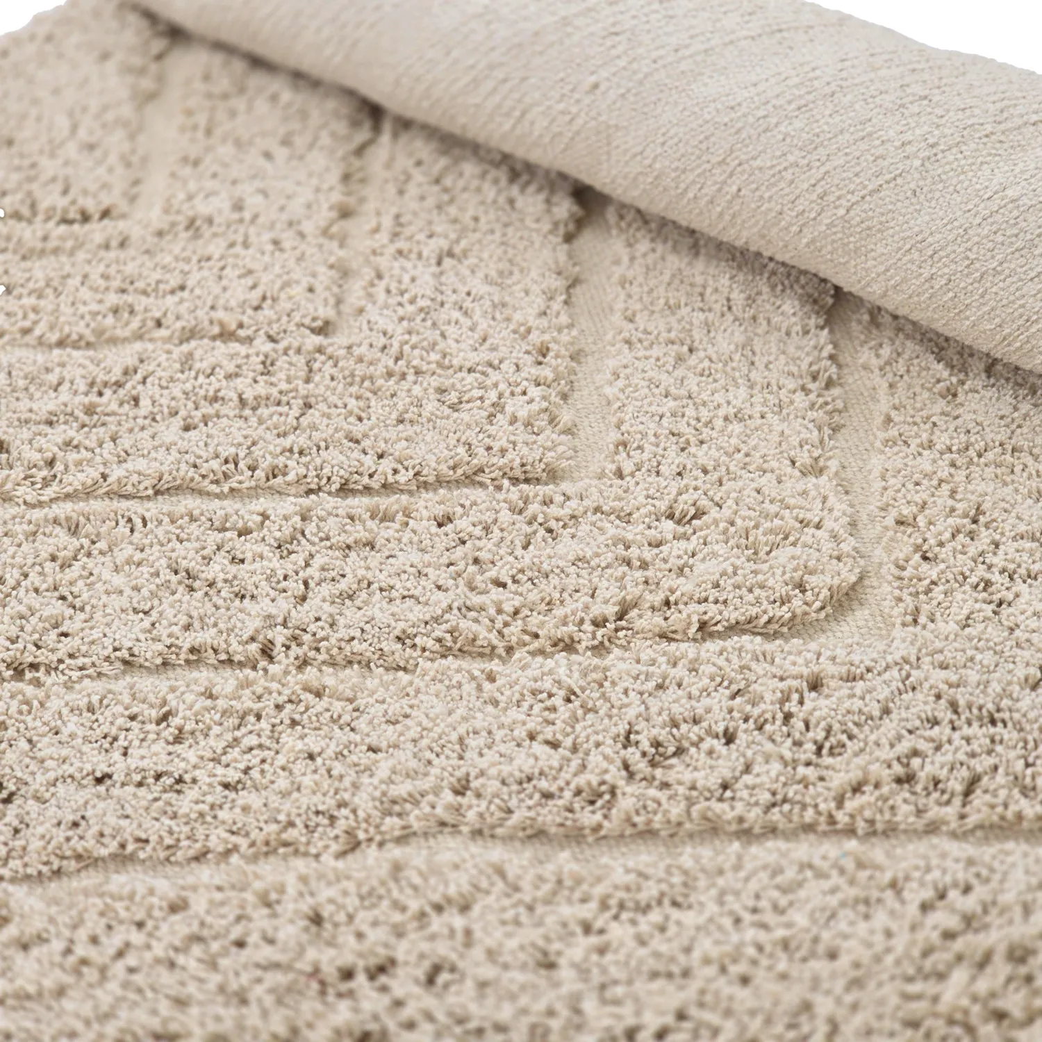 Kerek szőnyeg - Conara Natural Cotton Shaggy (bézs)