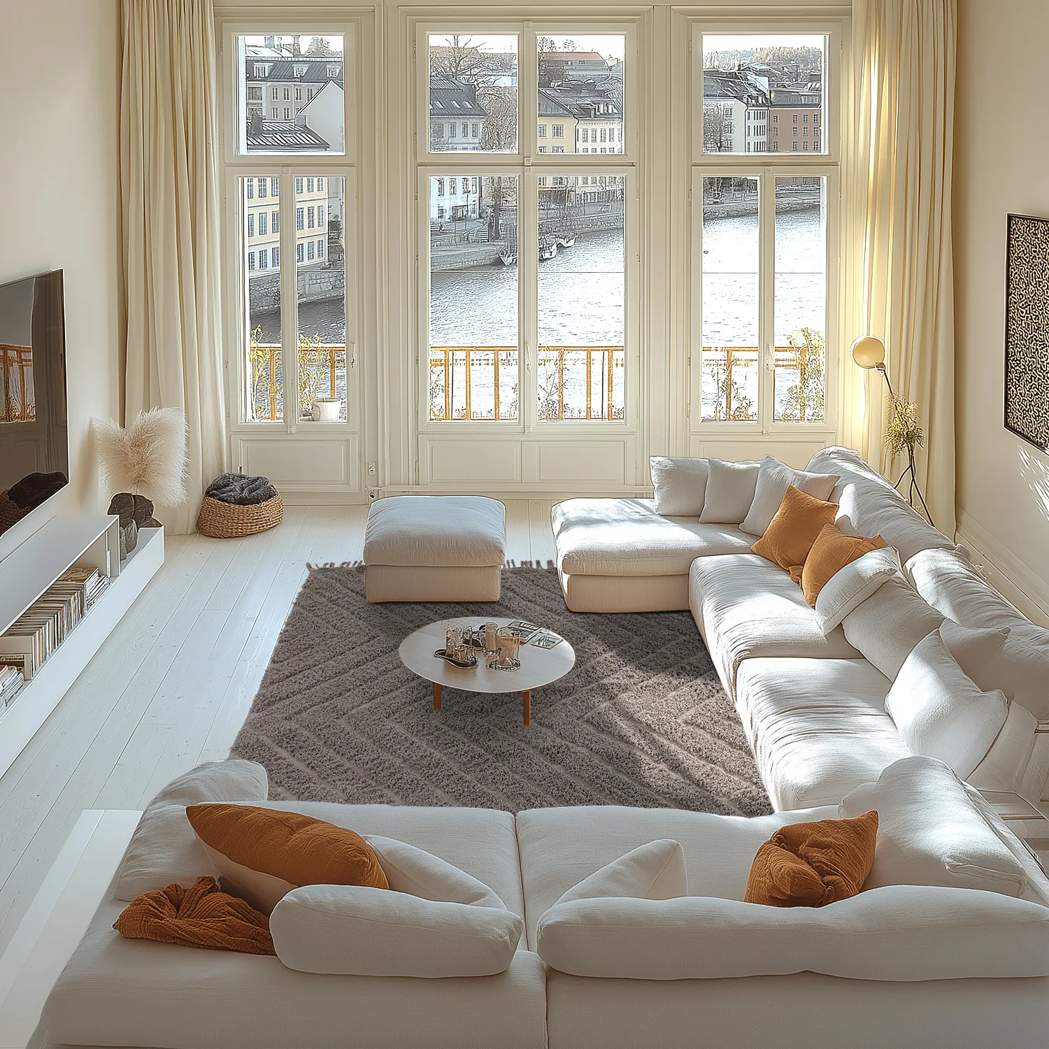 Shaggy szőnyeg - Conara Natural Cotton Shaggy (tópszín)