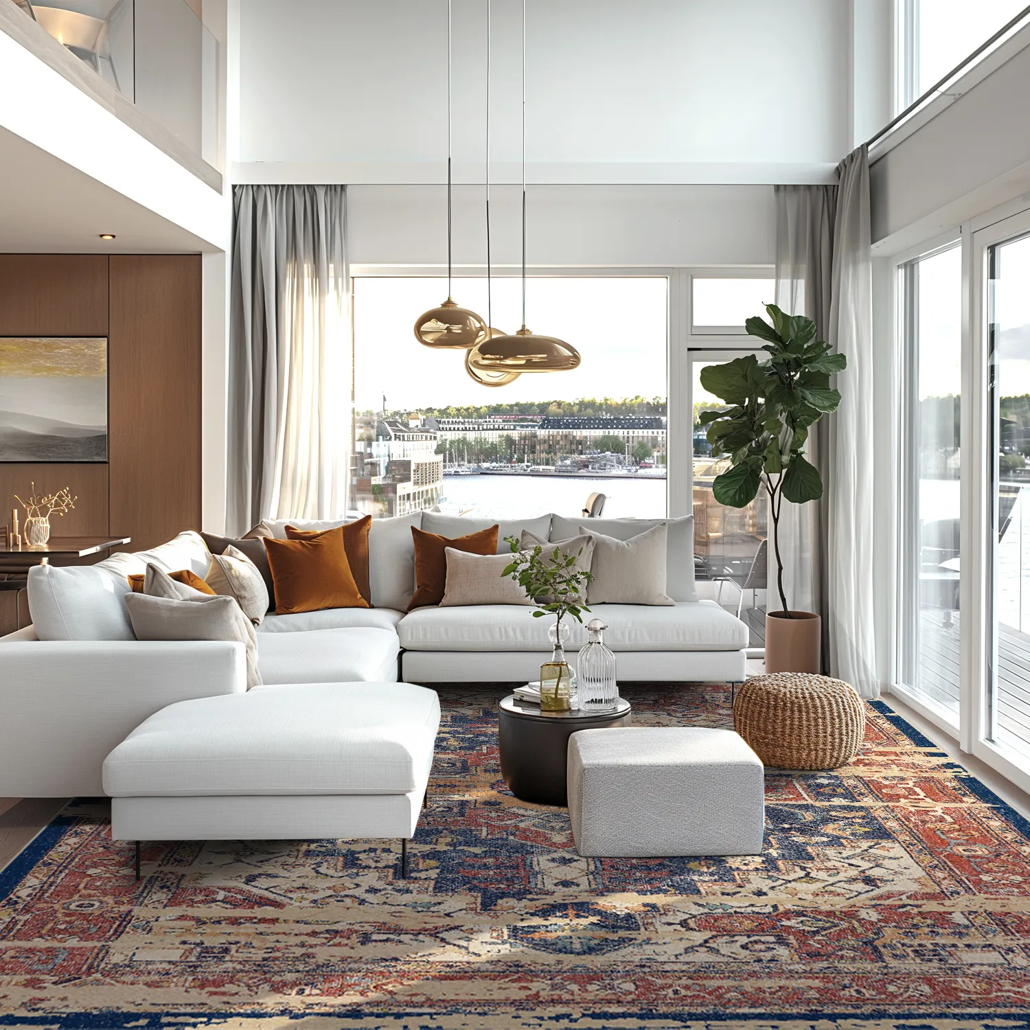 Wilton szőnyeg - Darnah (piros/többszínű)