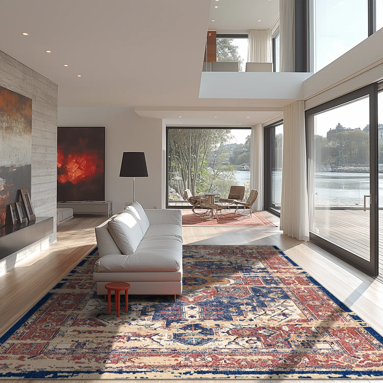 Wilton szőnyeg - Darnah (piros/többszínű)