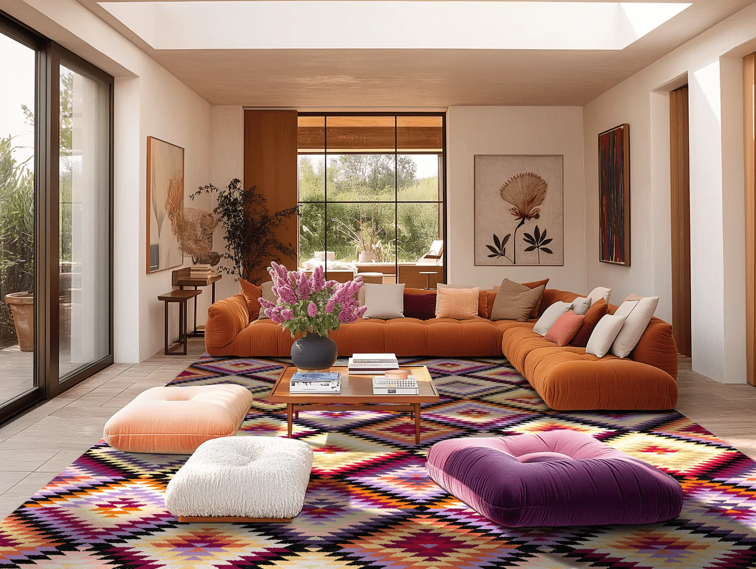 Wilton szőnyeg - Deia (rózsaszín/multi)