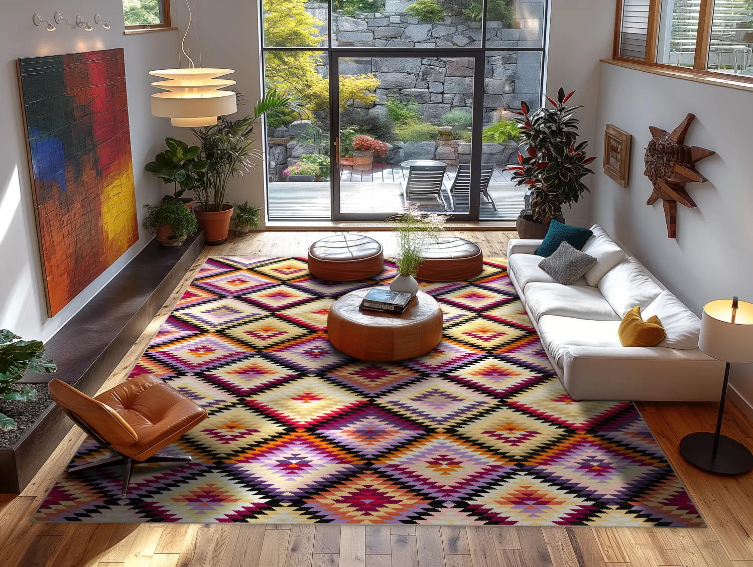 Wilton szőnyeg - Deia (rózsaszín/multi)