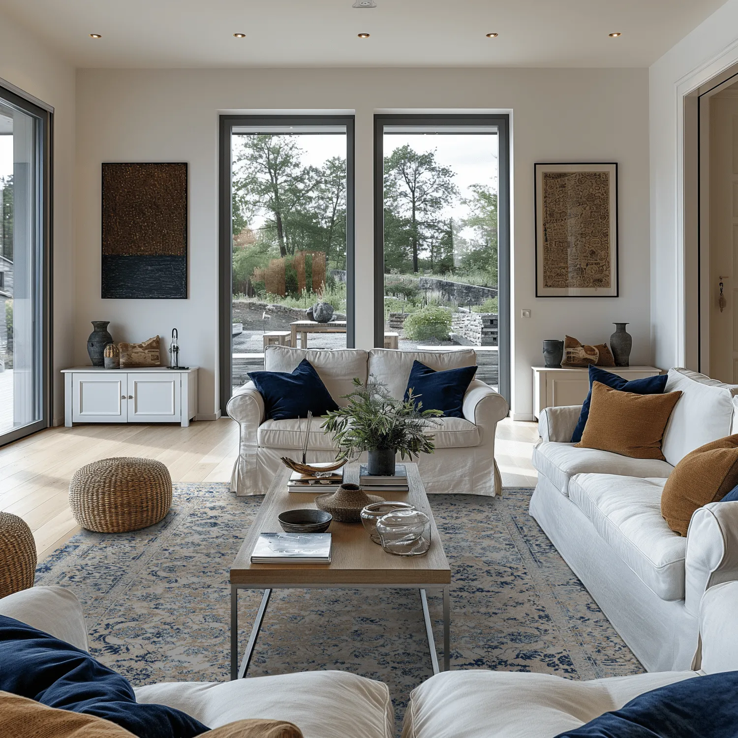 Wilton szőnyeg - Denizli (kék)