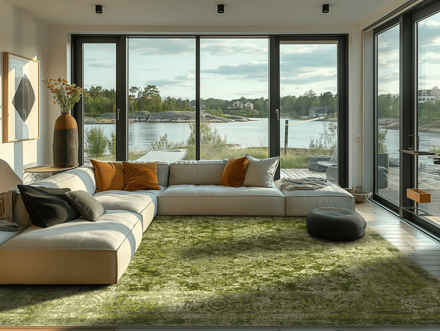 Wilton szőnyeg - Denizli (zöld)