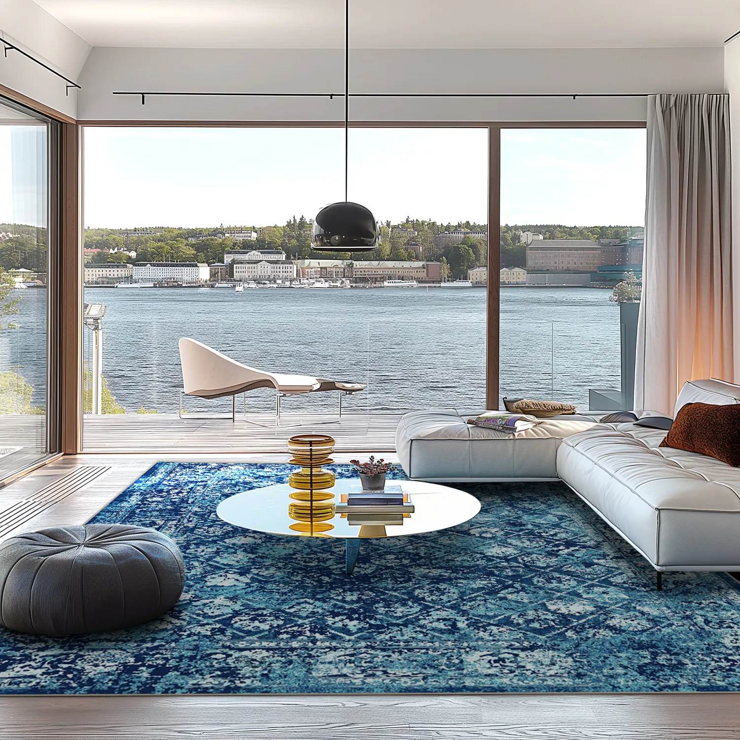 Wilton szőnyeg - Douz (kék)