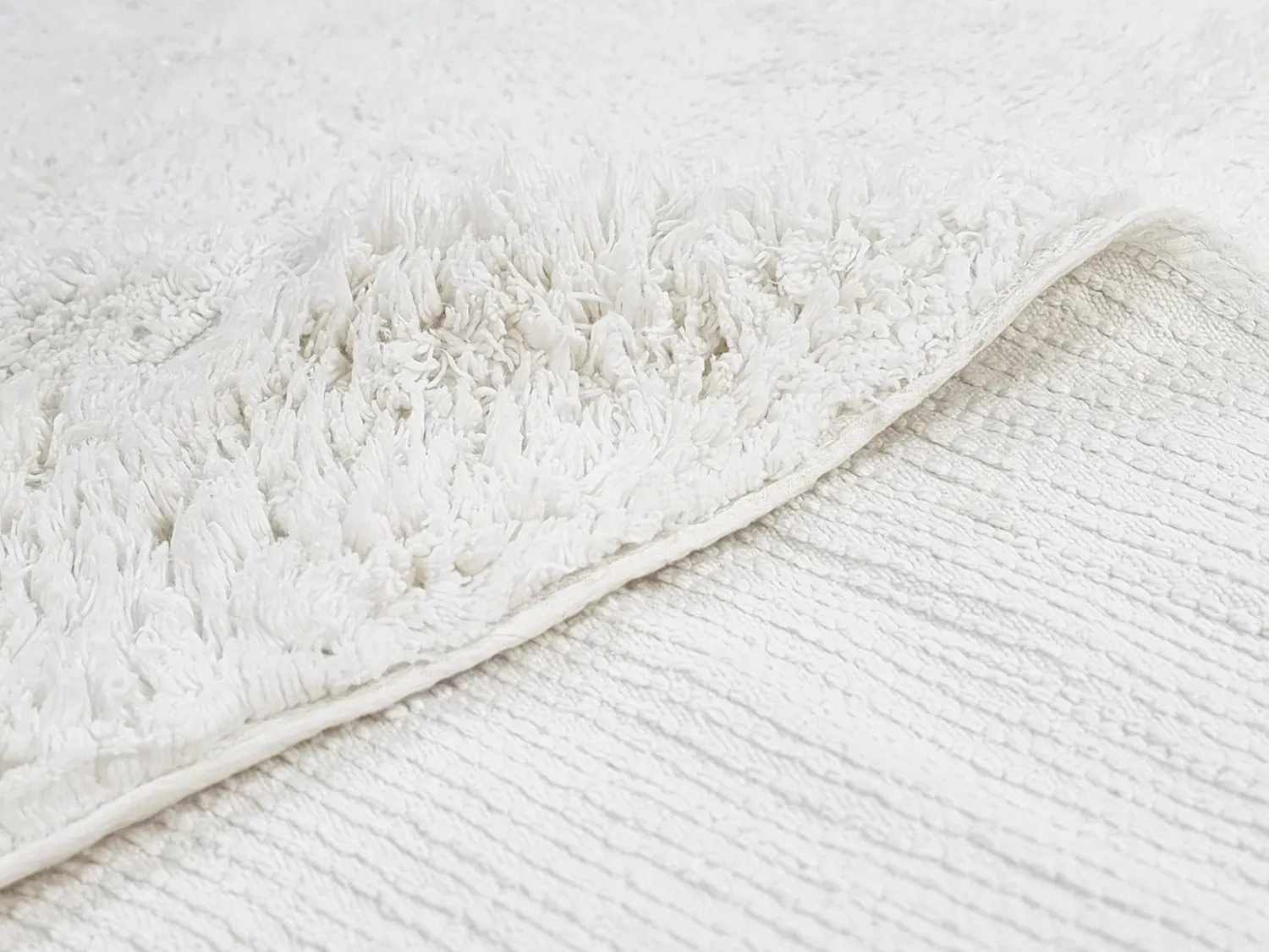 Kerek szőnyeg - Ebba Natural Cotton Shaggy (offwhite)