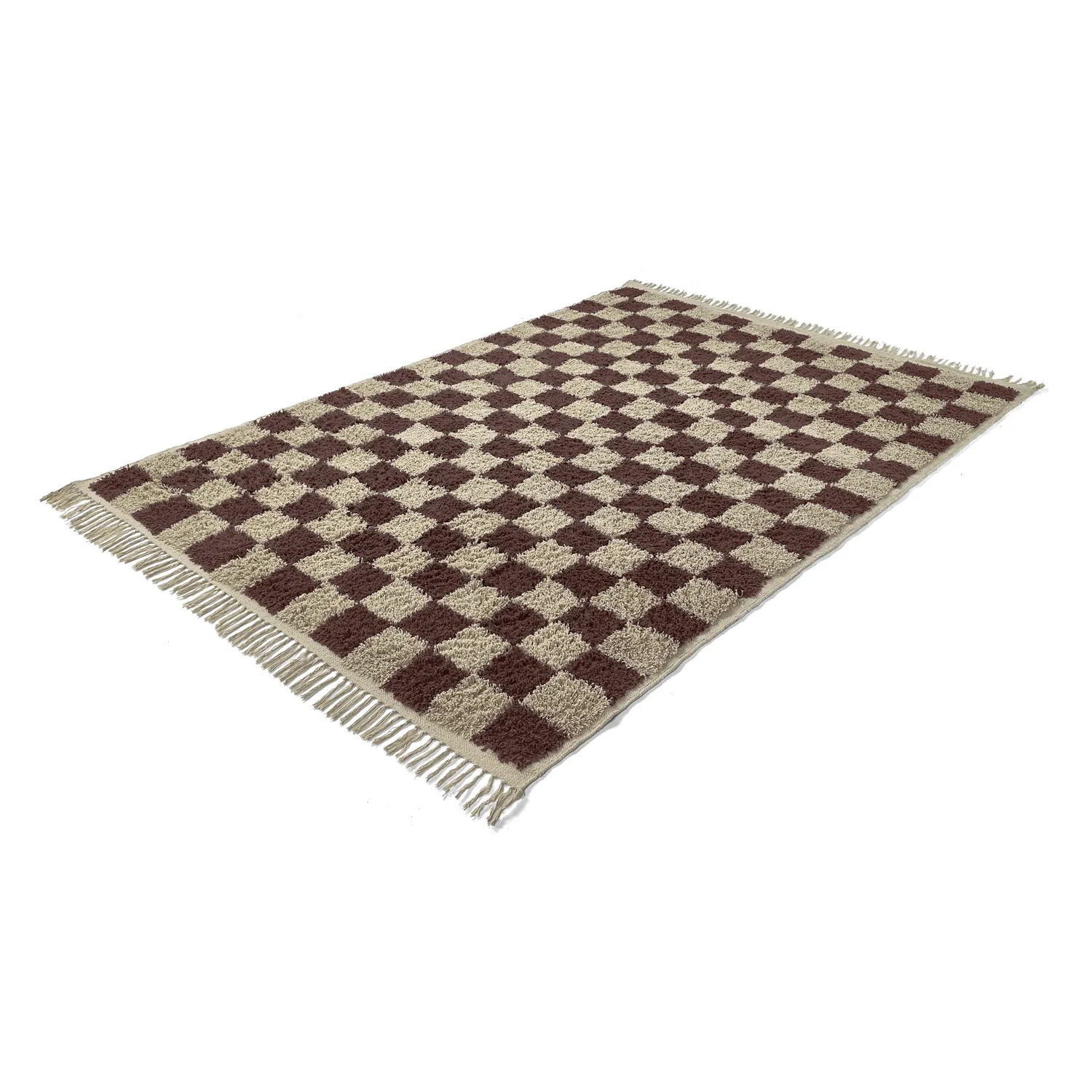 Shaggy szőnyeg - Elsey Natural Cotton Shaggy (bézs/barna)