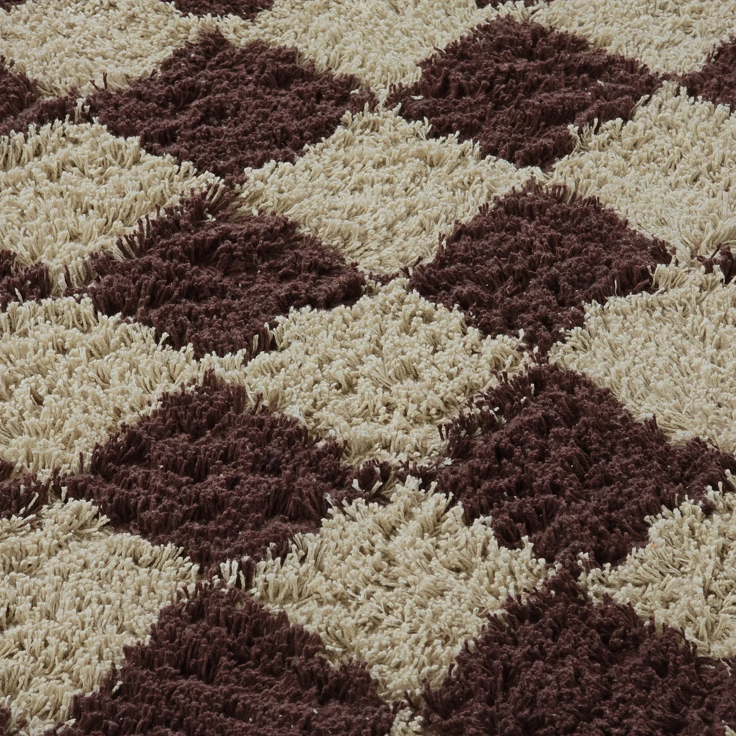 Kerek szőnyeg - Elsey Natural Cotton Shaggy (bézs/barna)