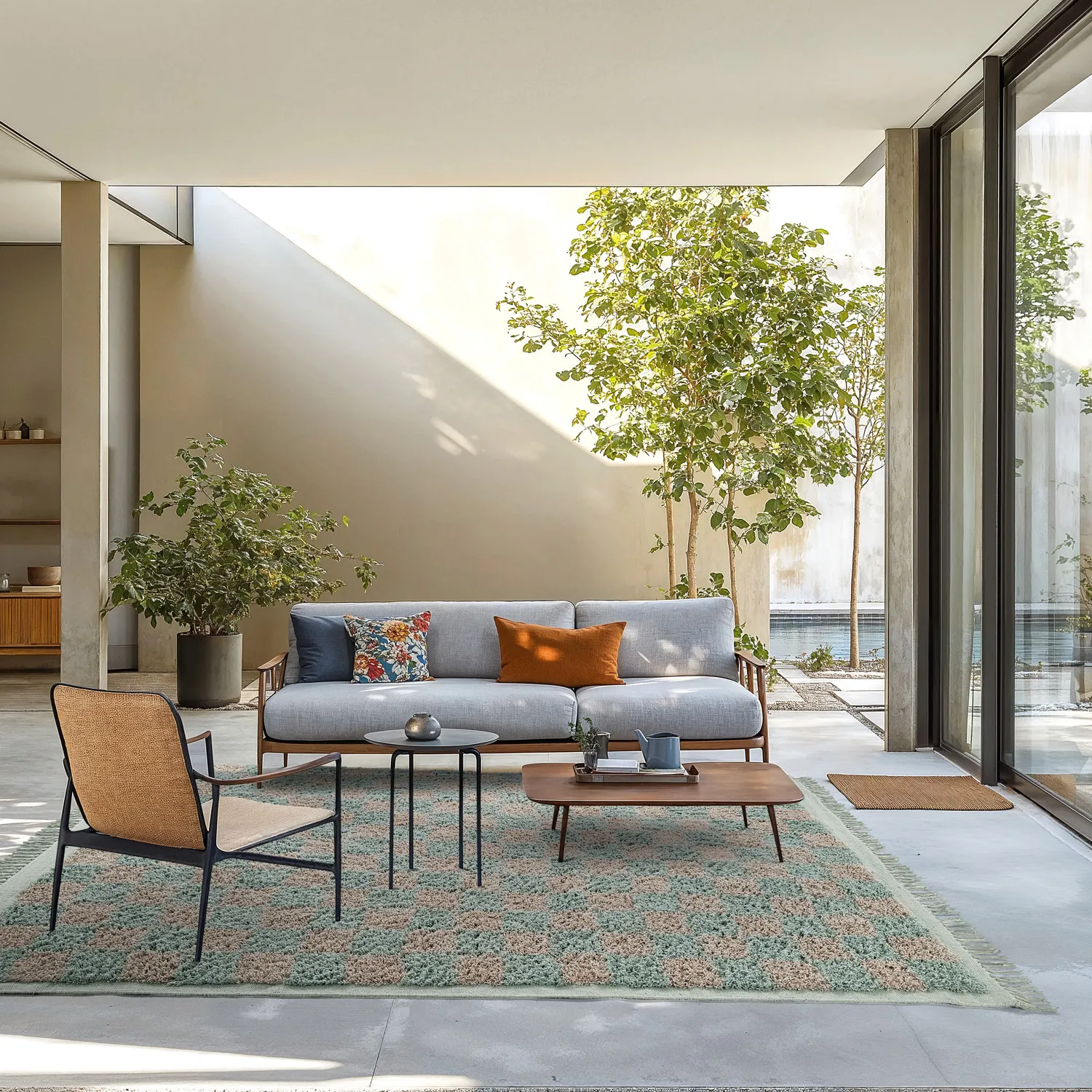 Shaggy szőnyeg - Elsey Natural Cotton Shaggy (szürke/rózsaszín)