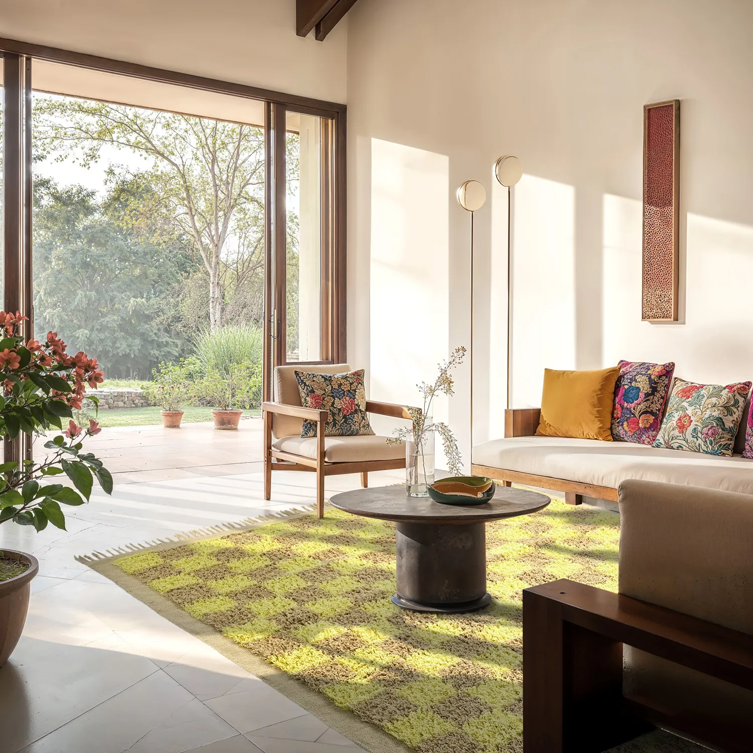 Shaggy szőnyeg - Elsey Natural Cotton Shaggy (sárga/bézs)