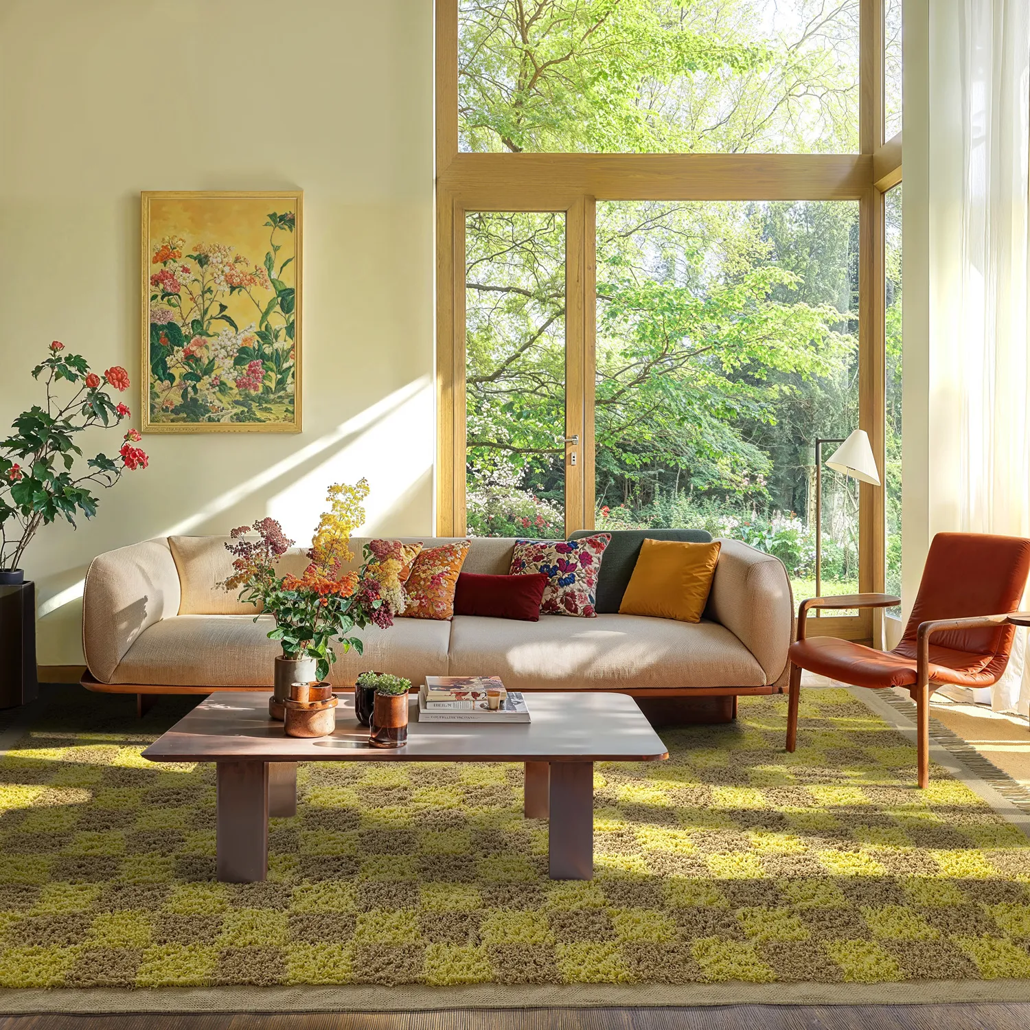 Shaggy szőnyeg - Elsey Natural Cotton Shaggy (sárga/bézs)