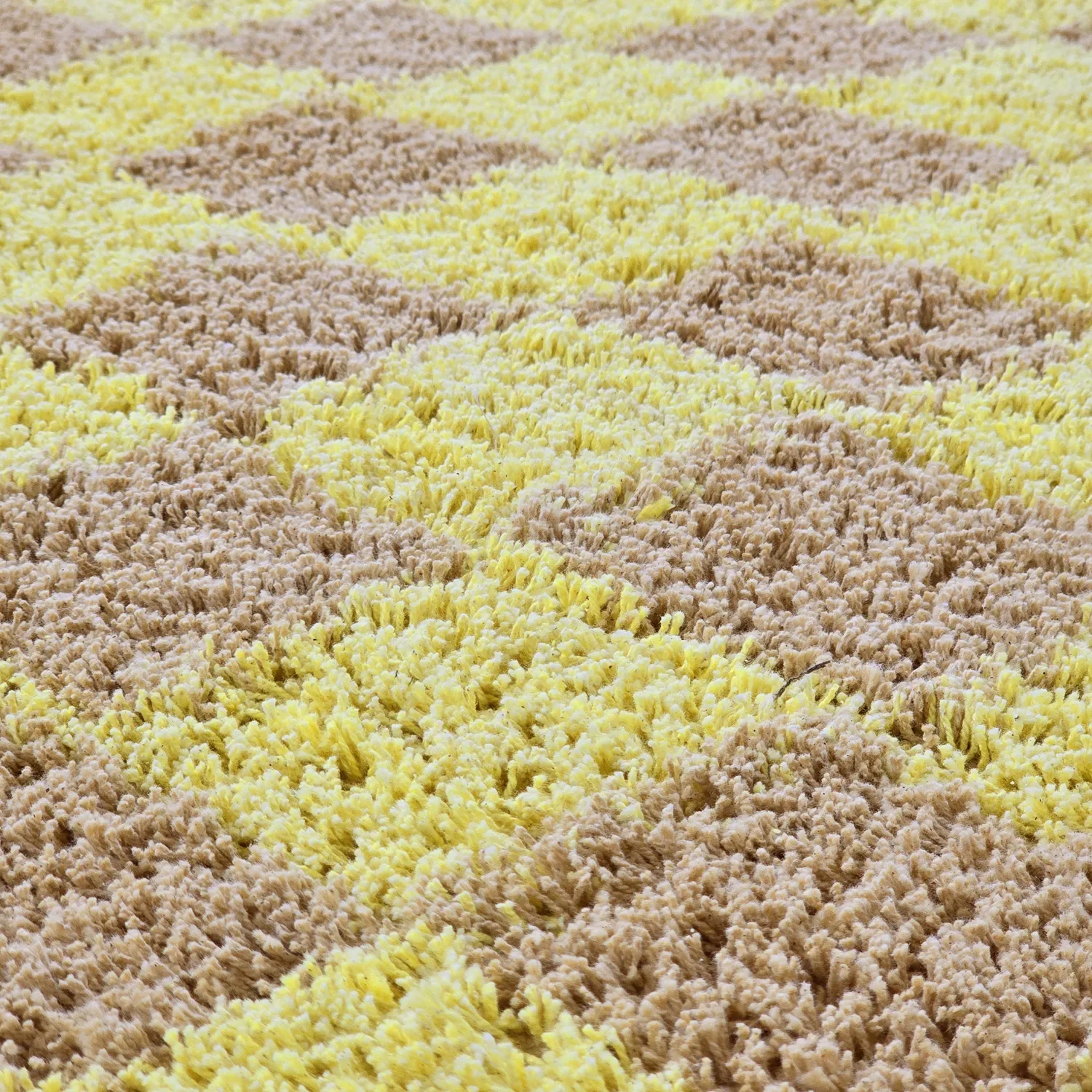 Kerek szőnyeg - Elsey Natural Cotton Shaggy (sárga/bézs)