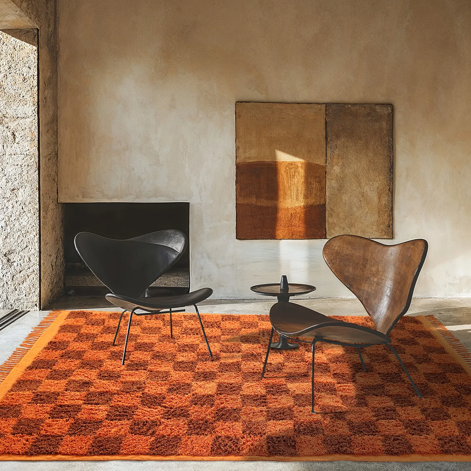 Shaggy szőnyeg - Elsey Natural Cotton Shaggy (narancs/piros)