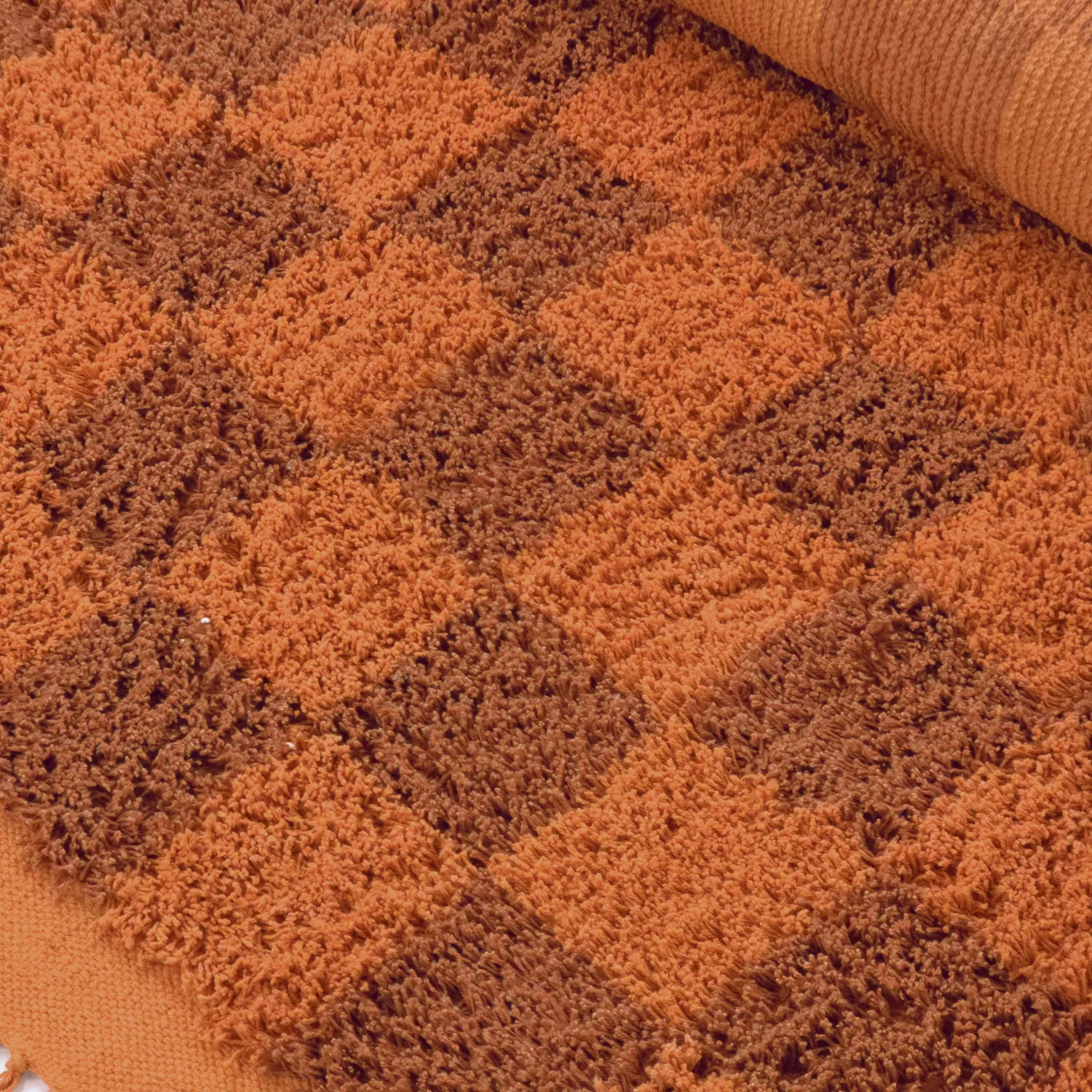 Shaggy szőnyeg - Elsey Natural Cotton Shaggy (narancs/piros)