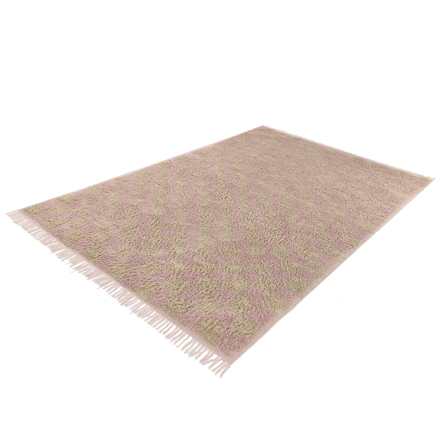 Shaggy szőnyeg - Elsey Natural Cotton Shaggy (rózsaszín/narancs)