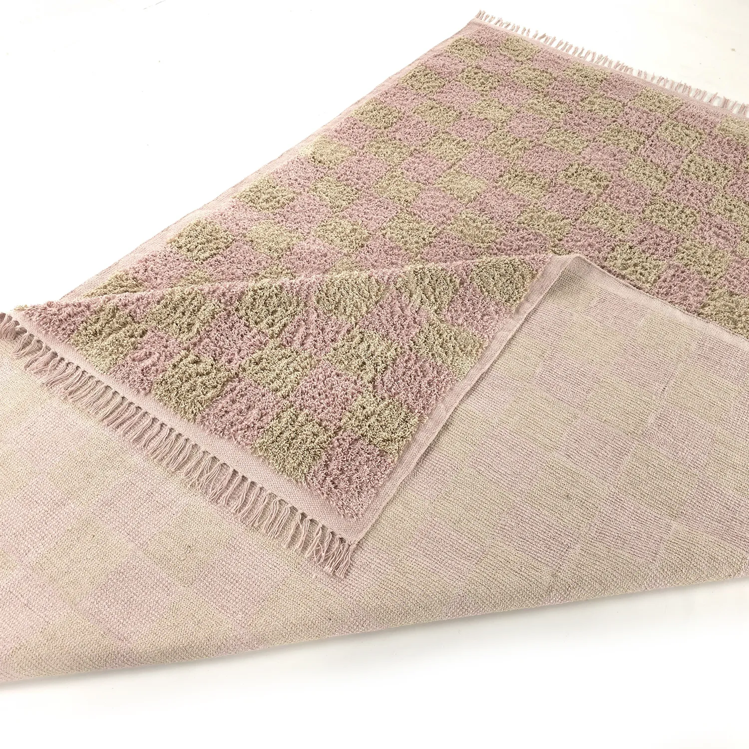 Shaggy szőnyeg - Elsey Natural Cotton Shaggy (rózsaszín/narancs)