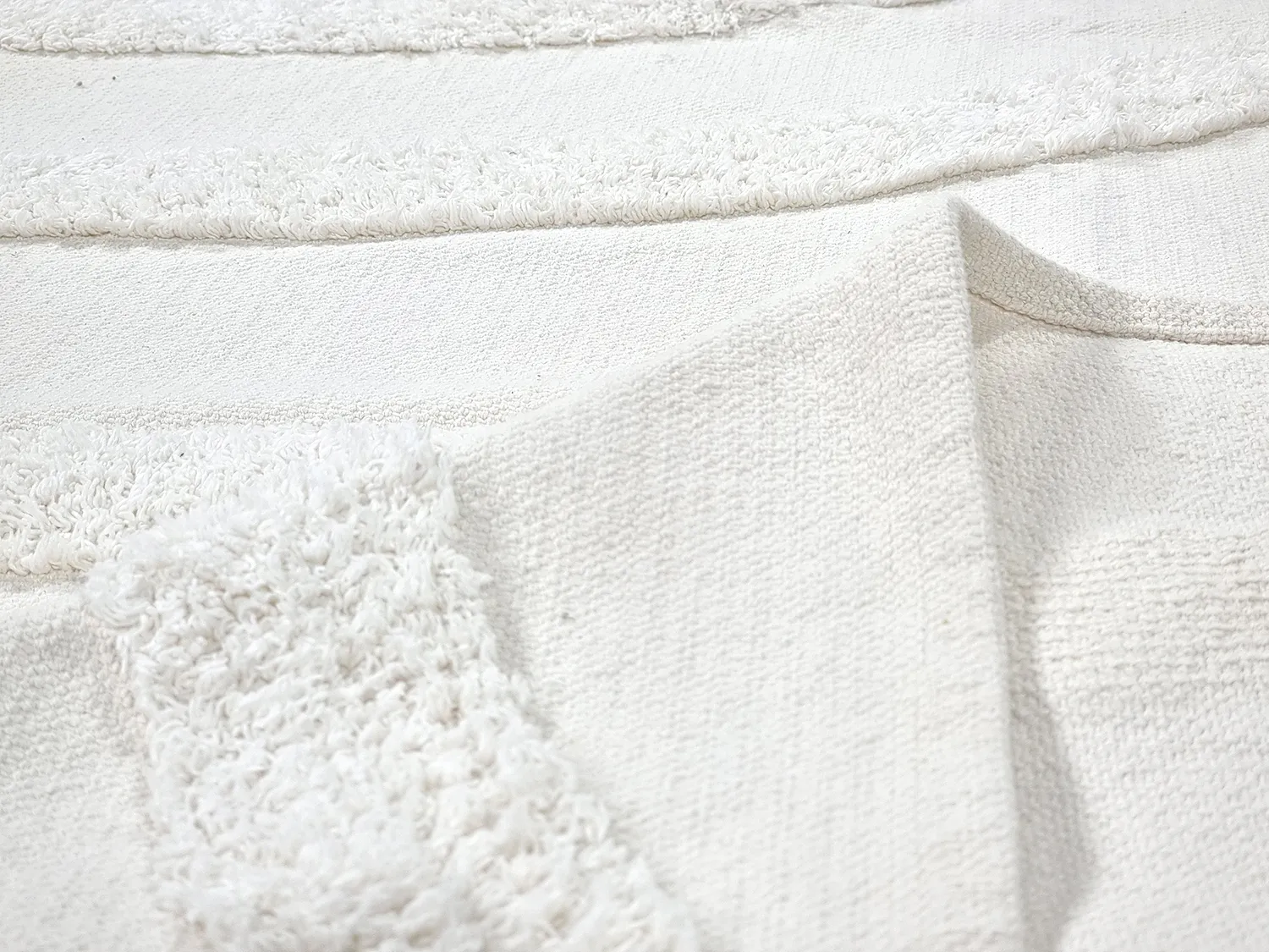 Shaggy szőnyeg - Emilia Natural Cotton Shaggy (offwhite)