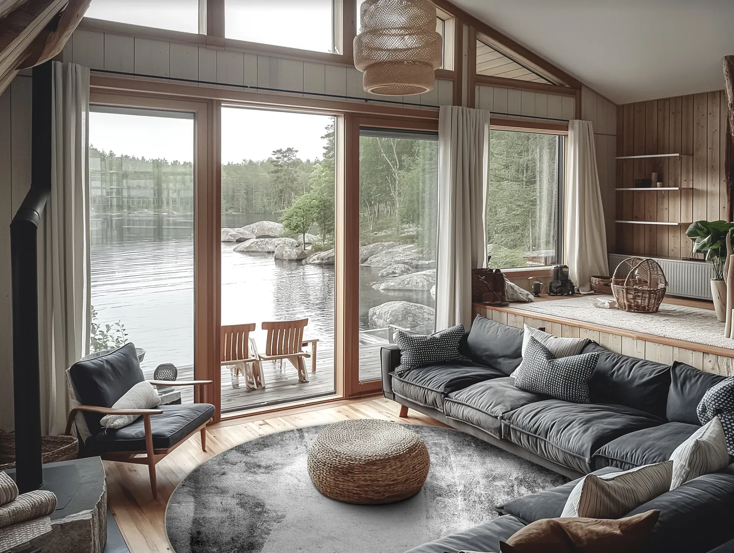 Kerek szőnyeg - Esperia (szürke)