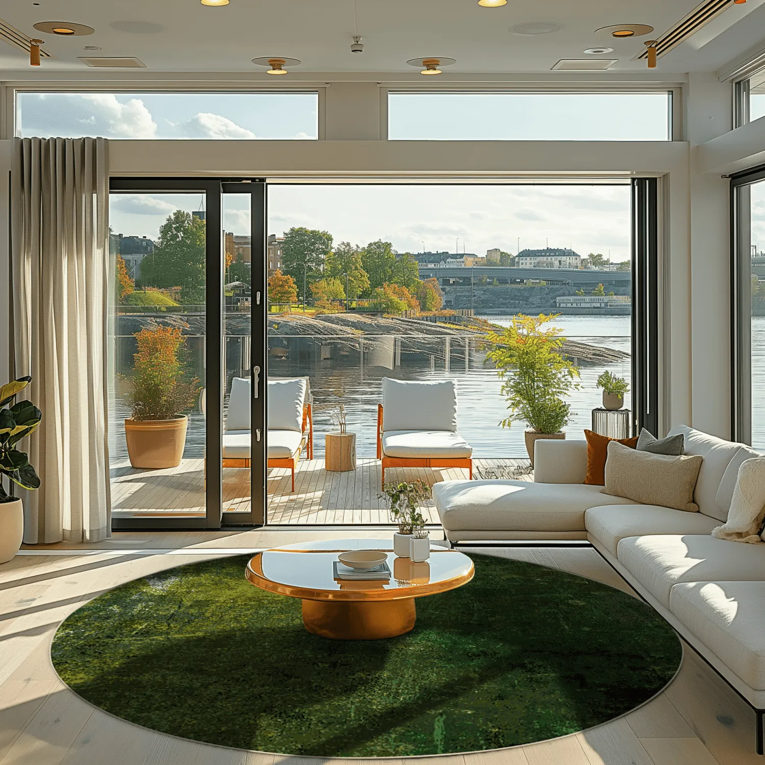 Kerek szőnyeg - Estrada (zöld)