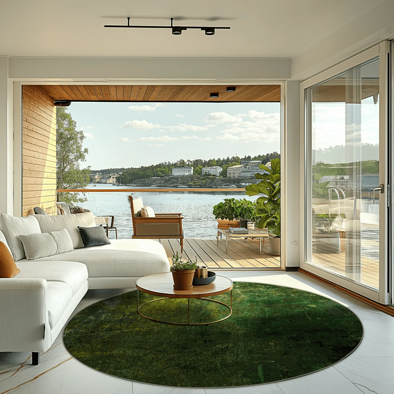 Kerek szőnyeg - Estrada (zöld)