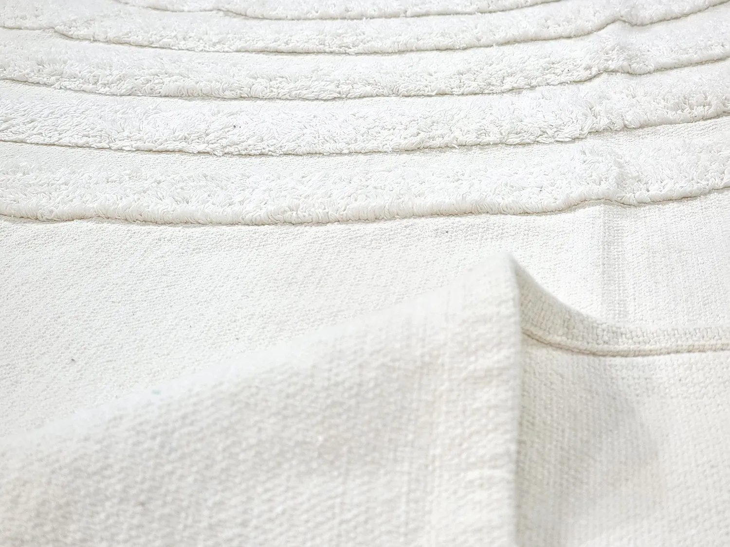 Kerek szőnyeg - Everly Natural Cotton Shaggy (offwhite)