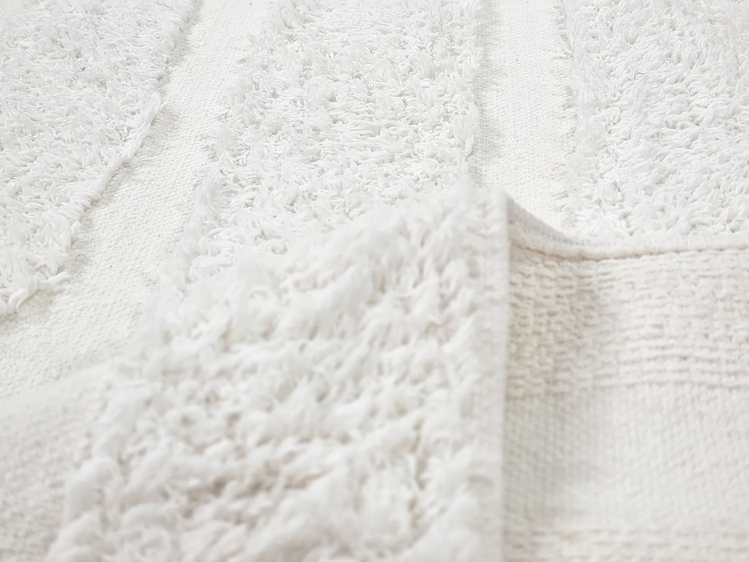 Kerek szőnyeg - Fallon Natural Cotton Shaggy (offwhite)