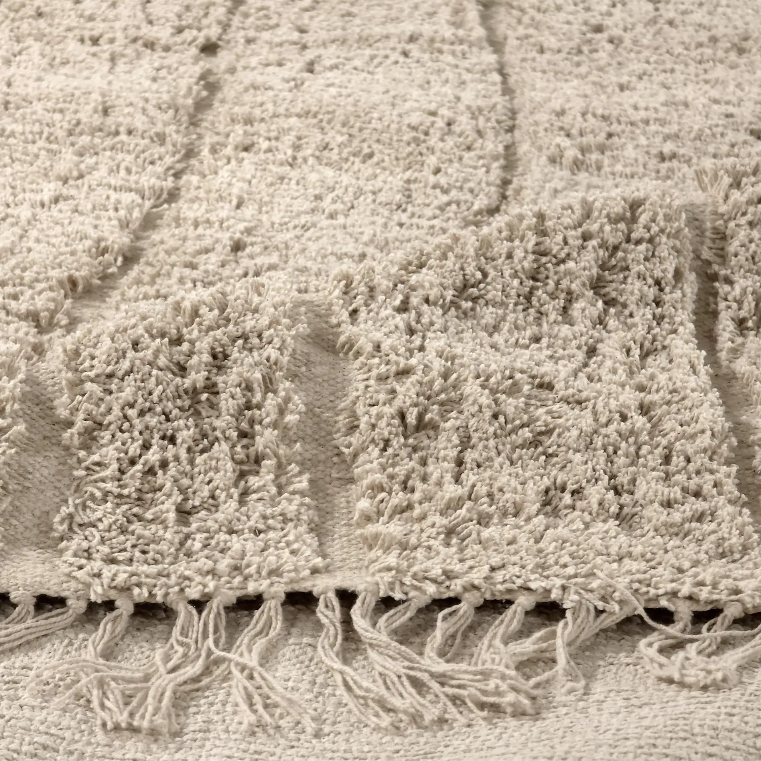 Shaggy szőnyeg - Farley Natural Cotton Shaggy (bézs)