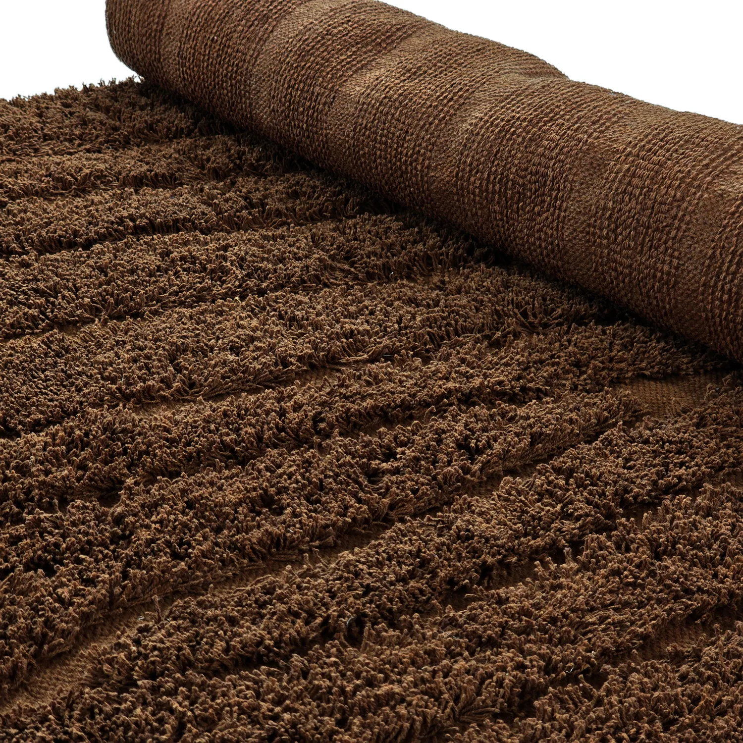 Shaggy szőnyeg - Farley Natural Cotton Shaggy (barna)