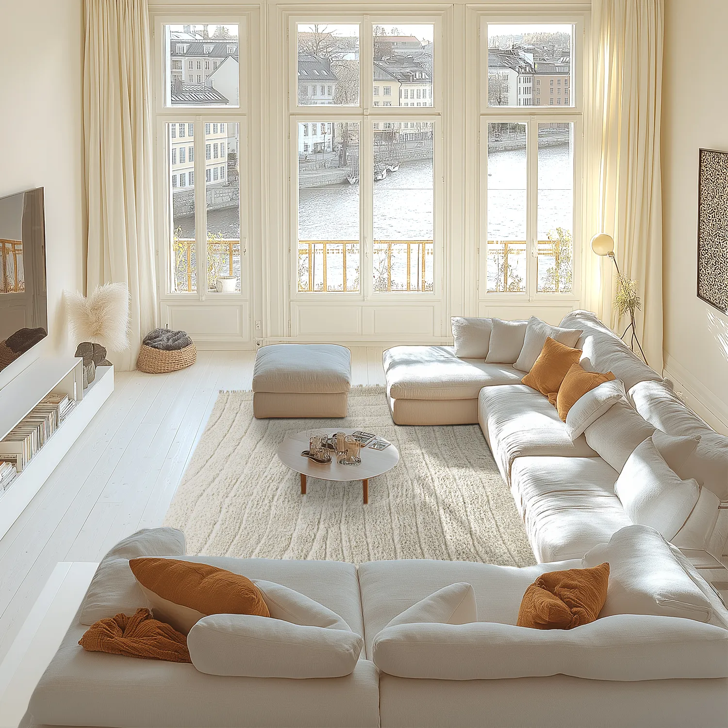 Shaggy szőnyeg - Farley Natural Cotton Shaggy (piszkosfehér)