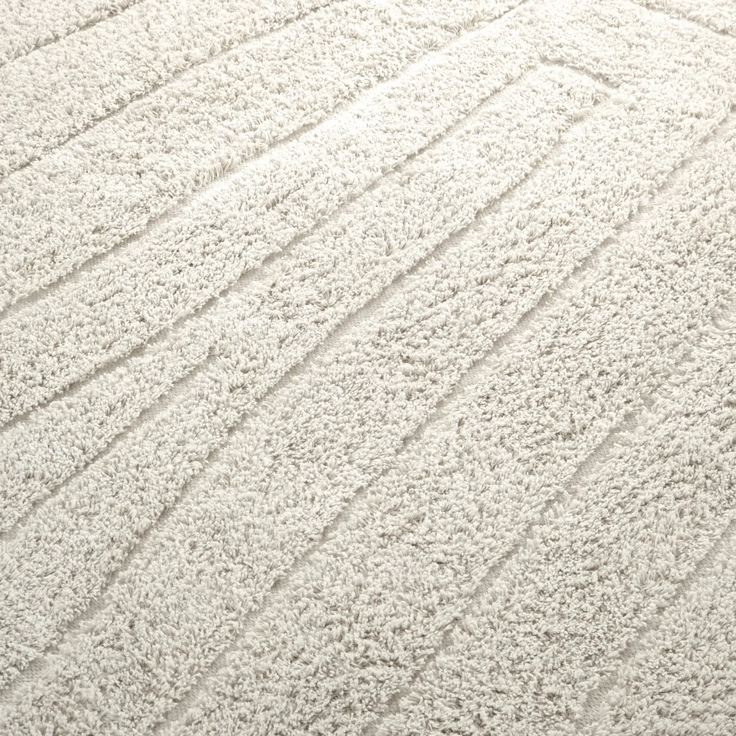 Kerek szőnyeg - Farley Natural Cotton Shaggy (piszkosfehér)