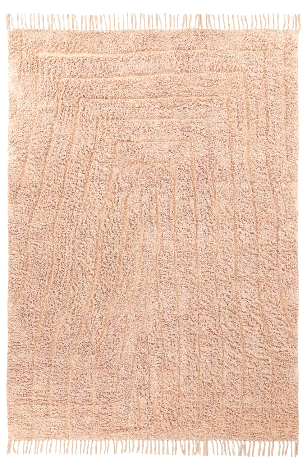 Shaggy szőnyeg - Farley Natural Cotton Shaggy (rózsaszín)