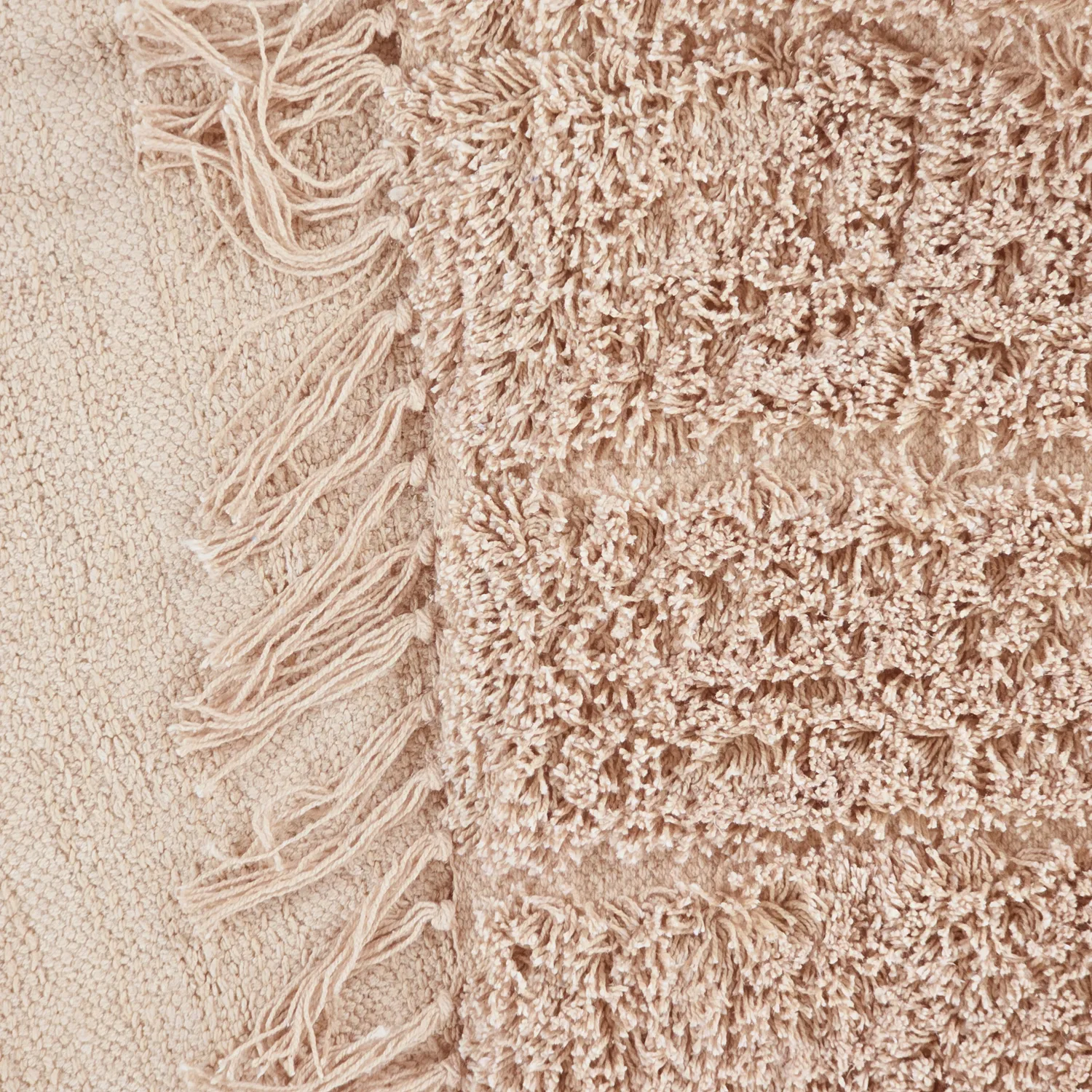 Shaggy szőnyeg - Farley Natural Cotton Shaggy (rózsaszín)