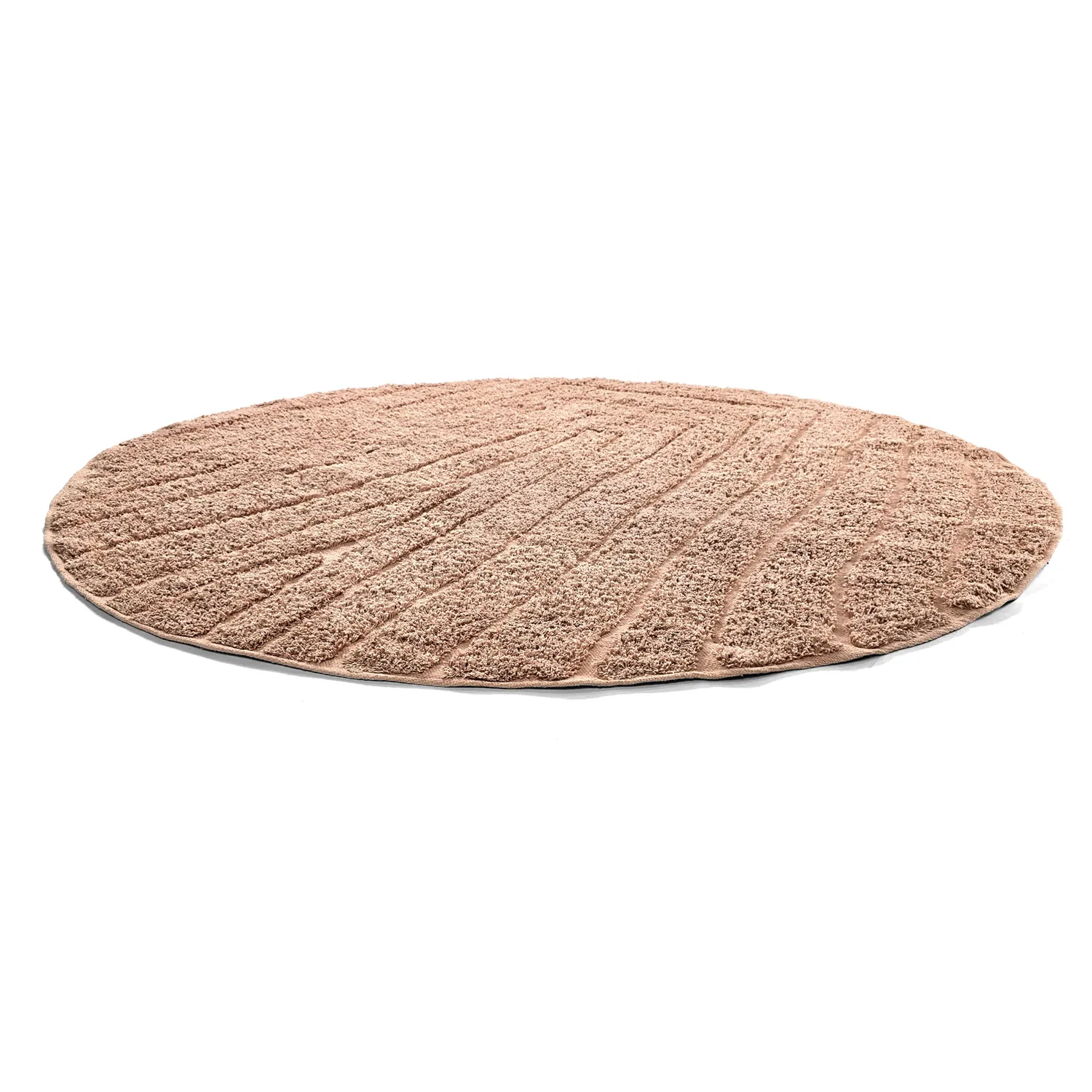 Kerek szőnyeg - Farley Natural Cotton Shaggy (rózsaszín)