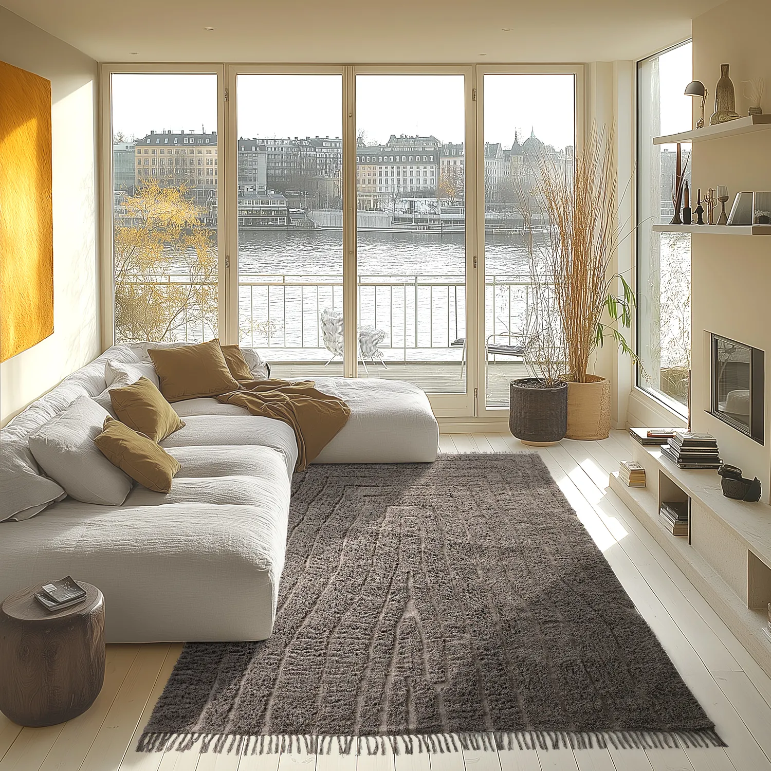 Shaggy szőnyeg - Farley Natural Cotton Shaggy (tópszín)