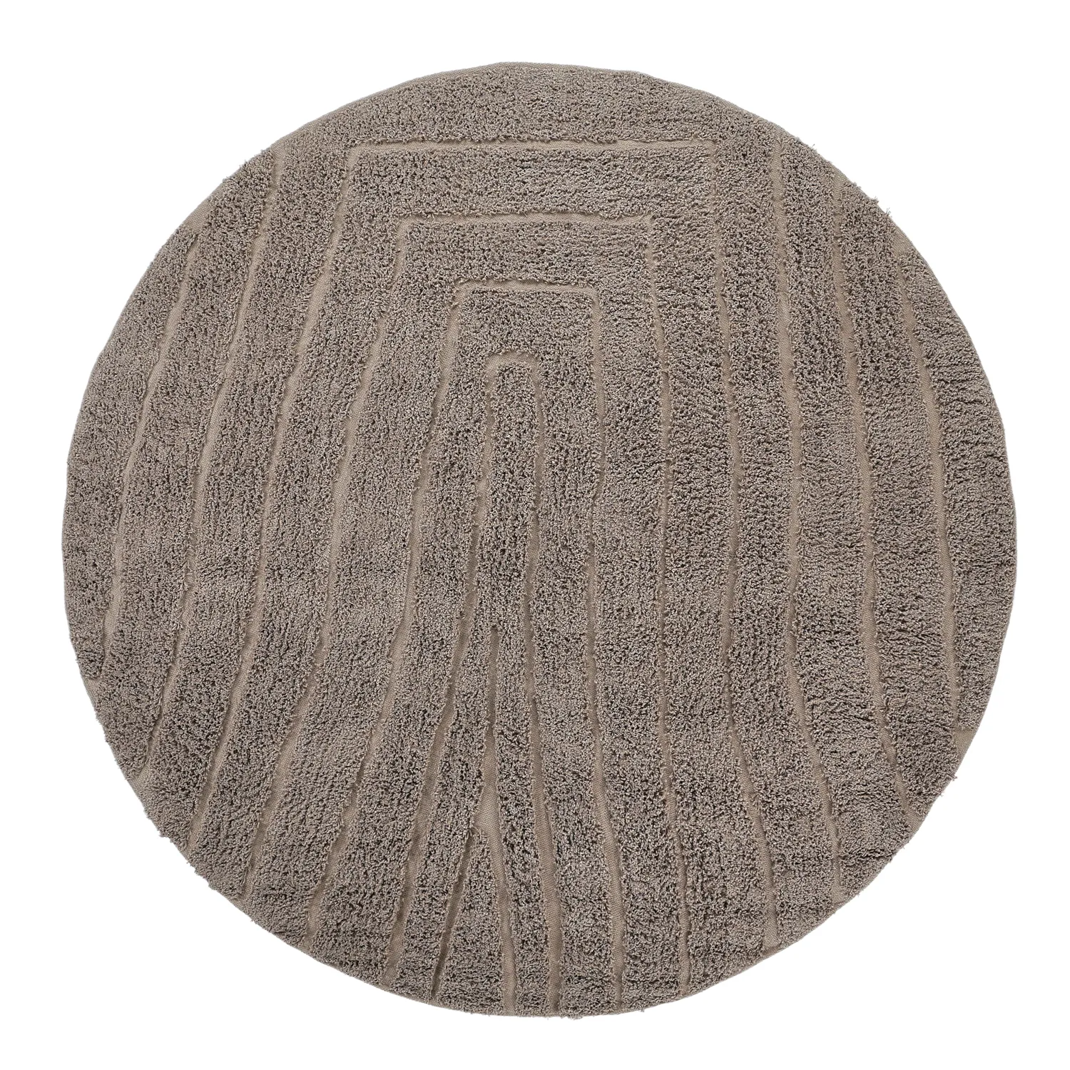 Kerek szőnyeg - Farley Natural Cotton Shaggy (tópszín)