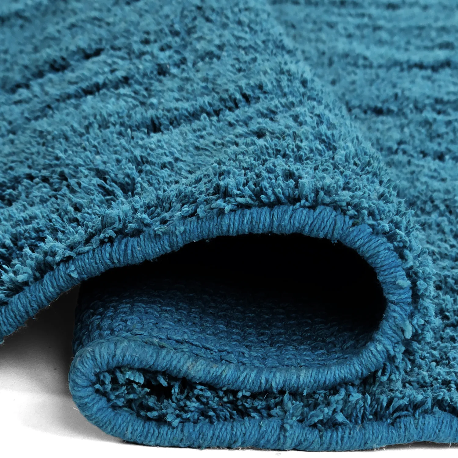 Kerek szőnyeg - Farley Natural Cotton Shaggy (türkiz)