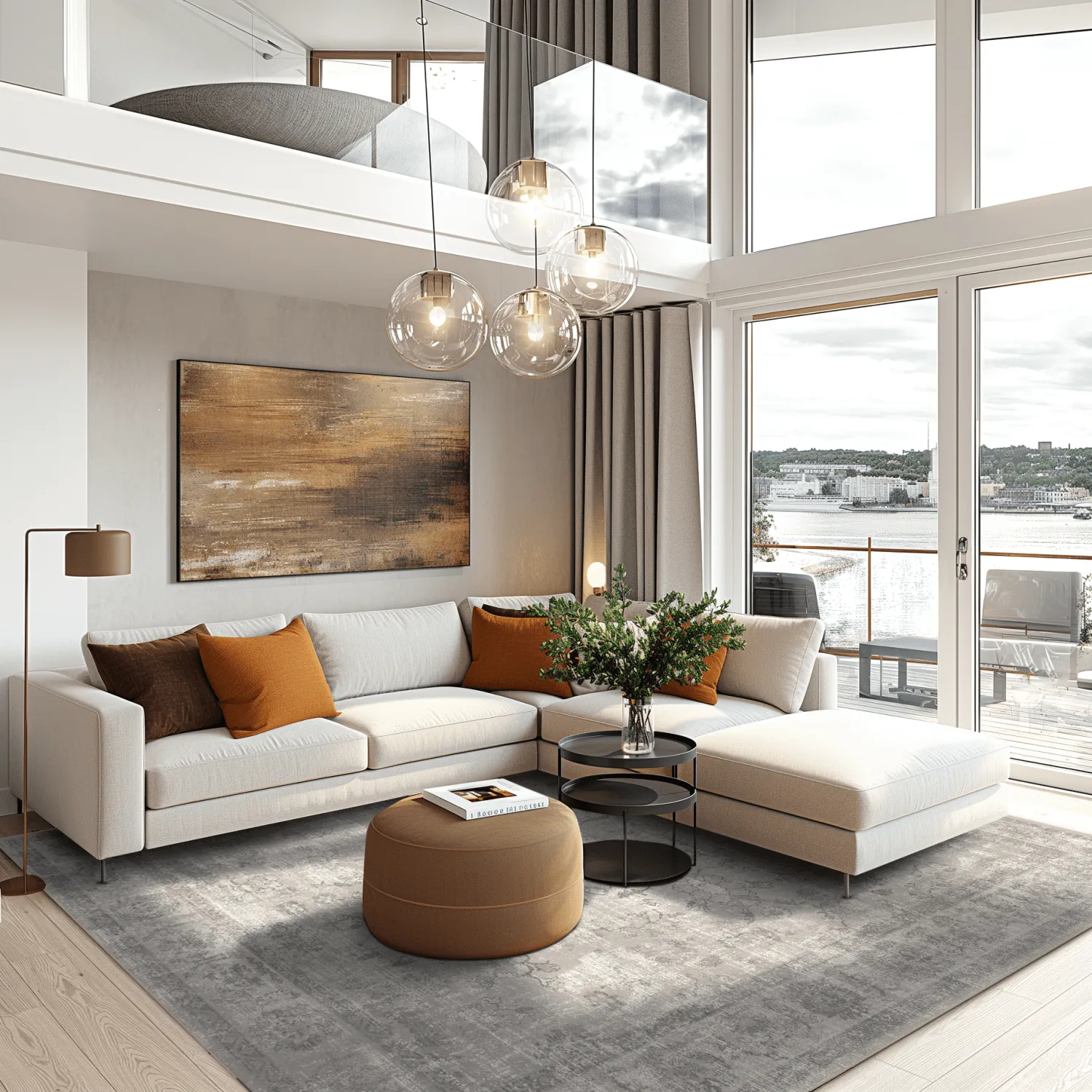 Kerek szőnyeg - Gombalia (szürke)