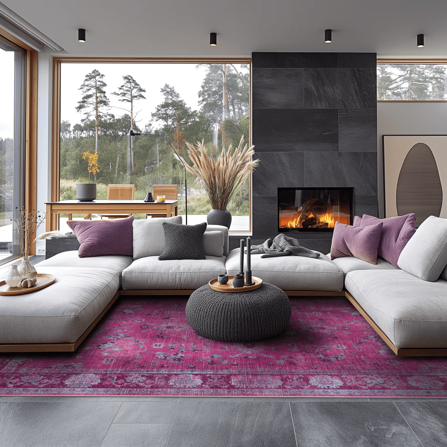 Wilton szőnyeg - Gombalia (rózsaszín)