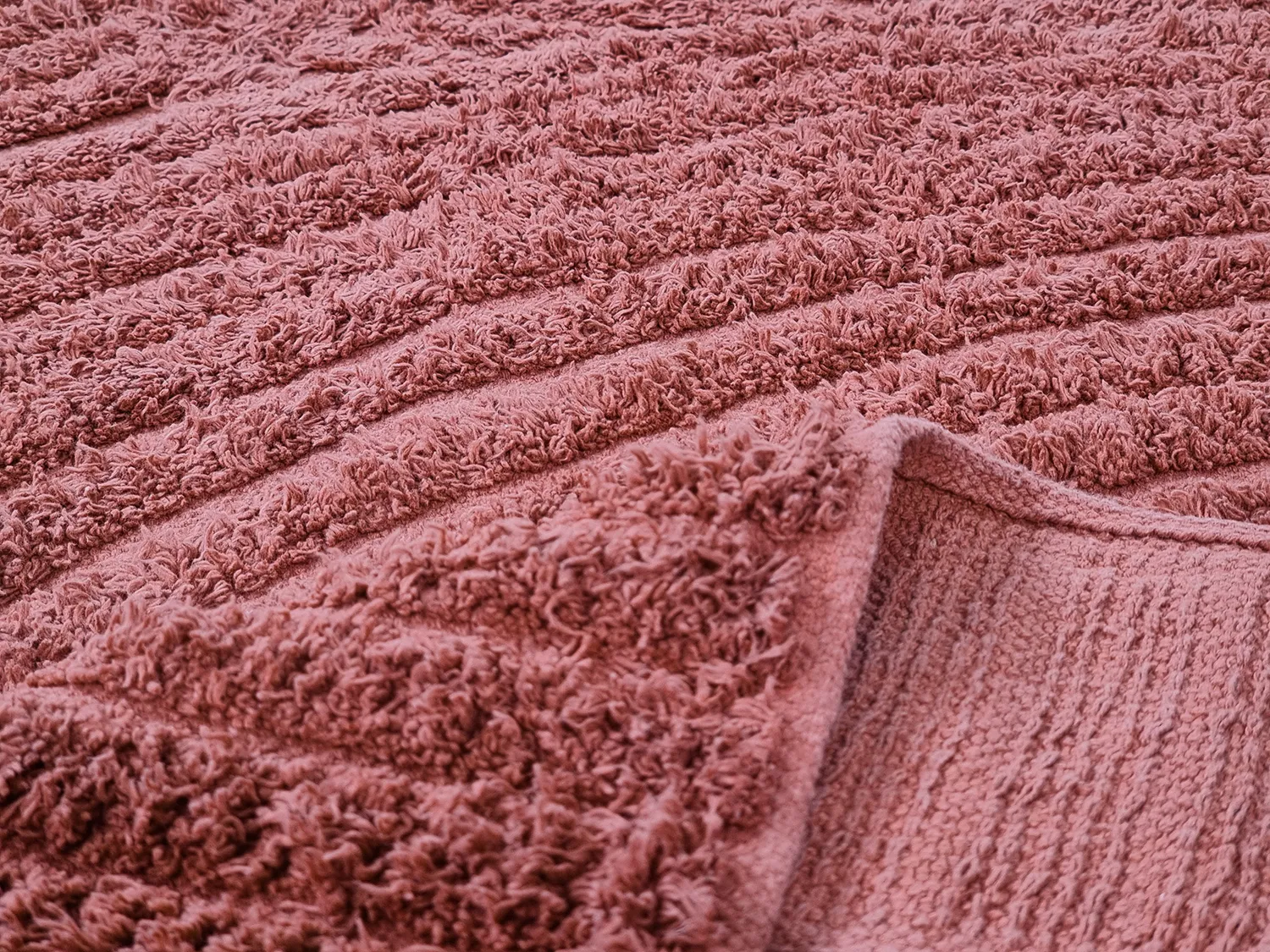 Kerek szőnyeg - Halo Natural Cotton Shaggy (piros)