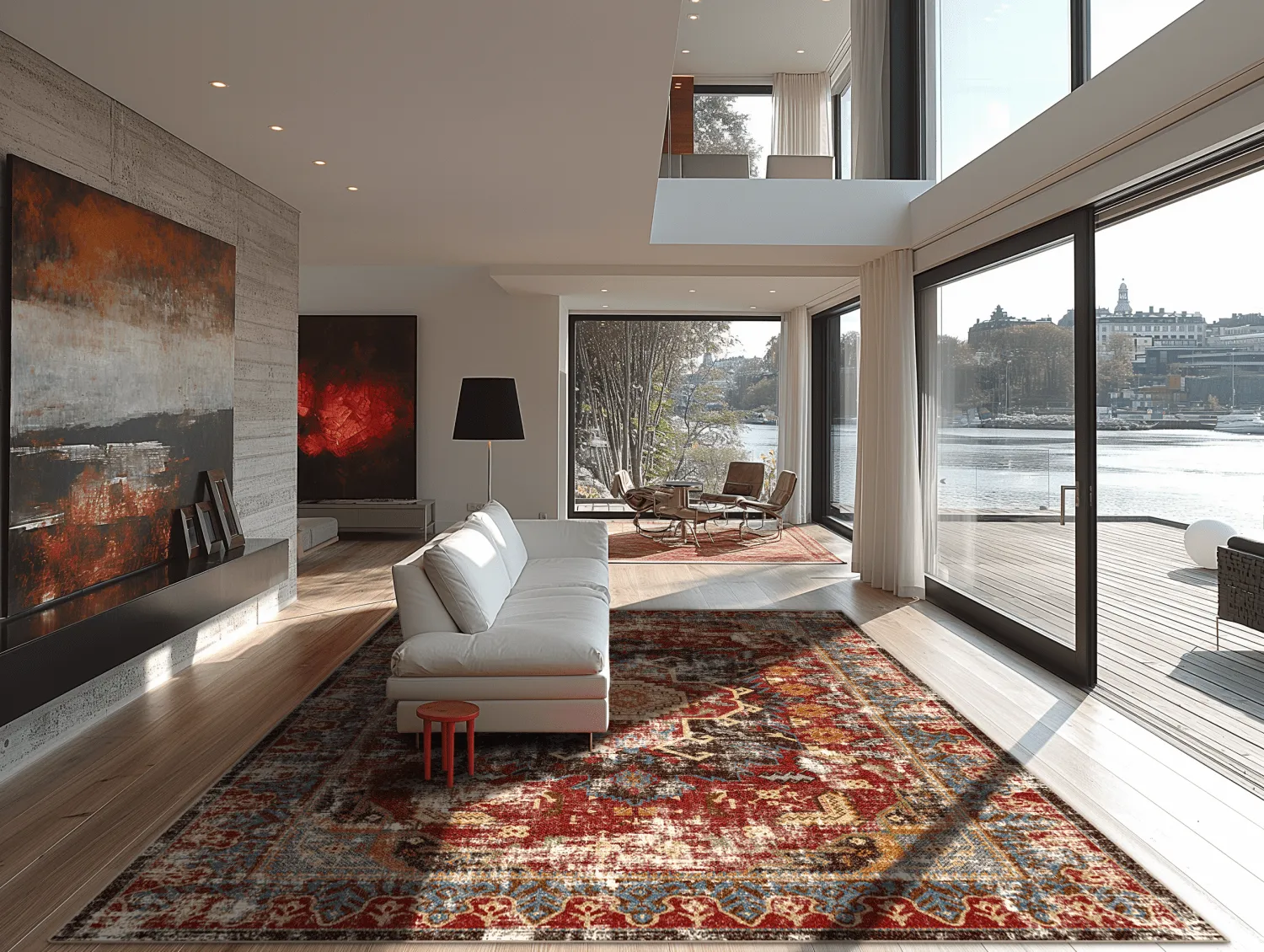 Wilton szőnyeg - Idri (piros/többszínű)