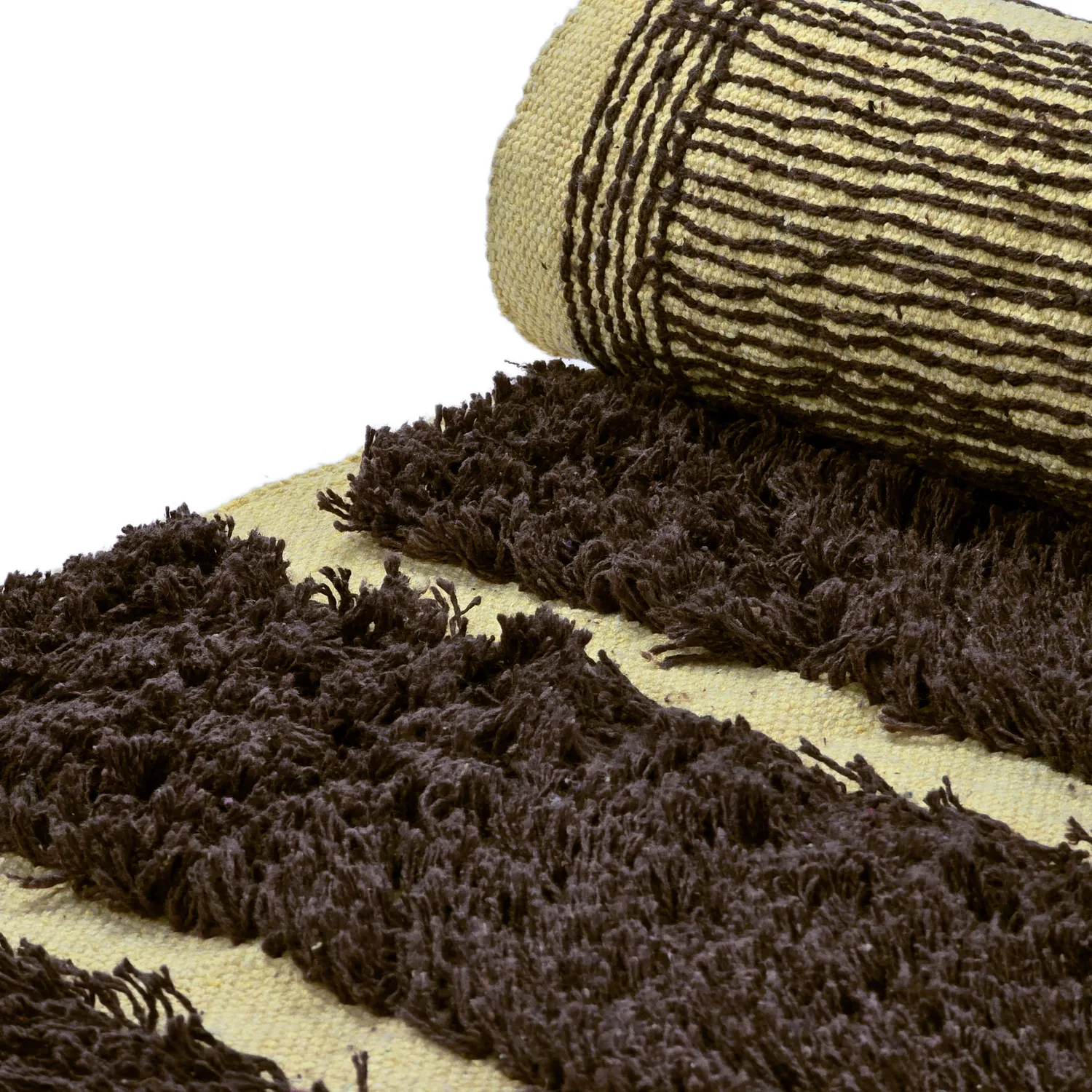 Shaggy szőnyeg - Ikara Natural Cotton Shaggy (barna)