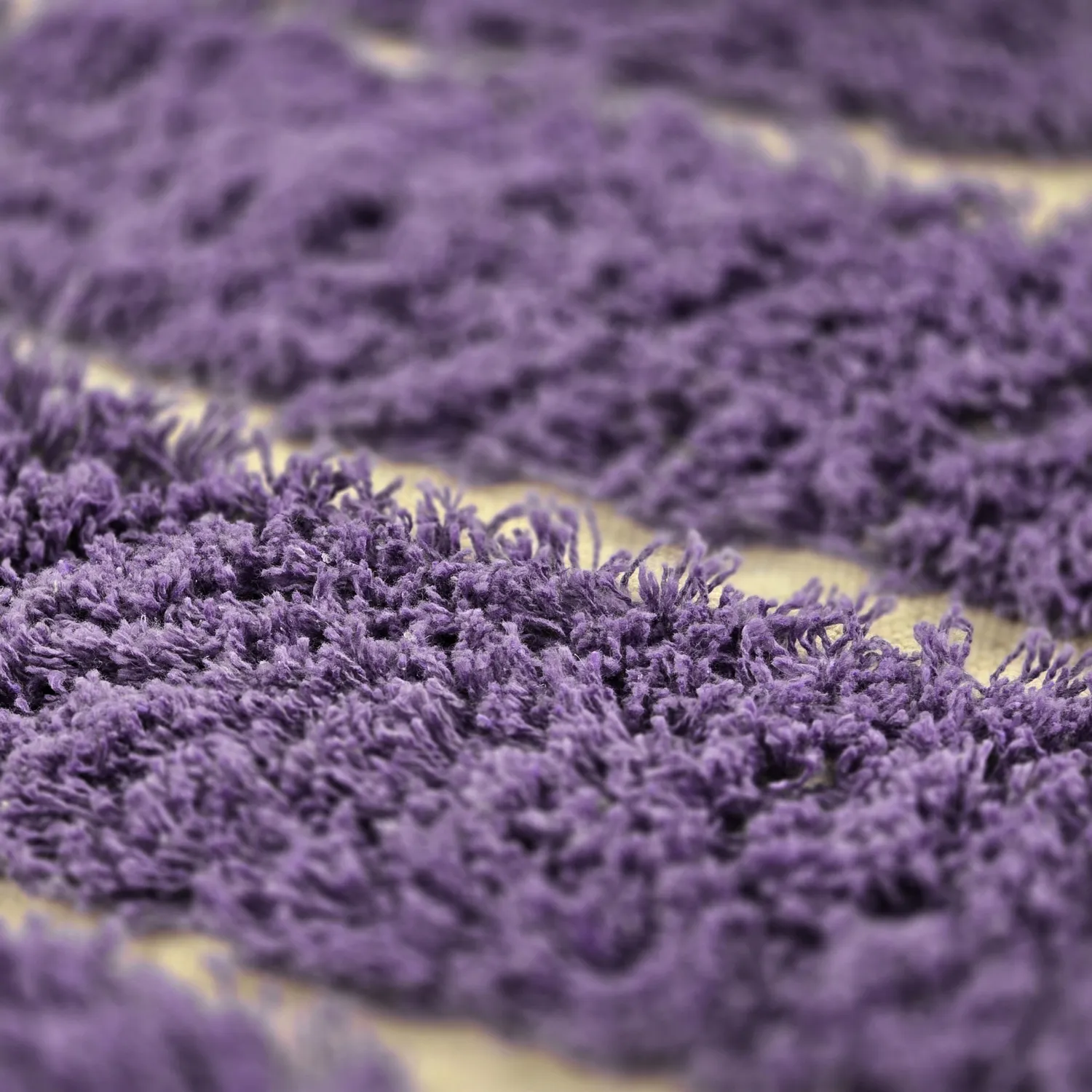Kerek szőnyeg - Ikara Natural Cotton Shaggy (lila)