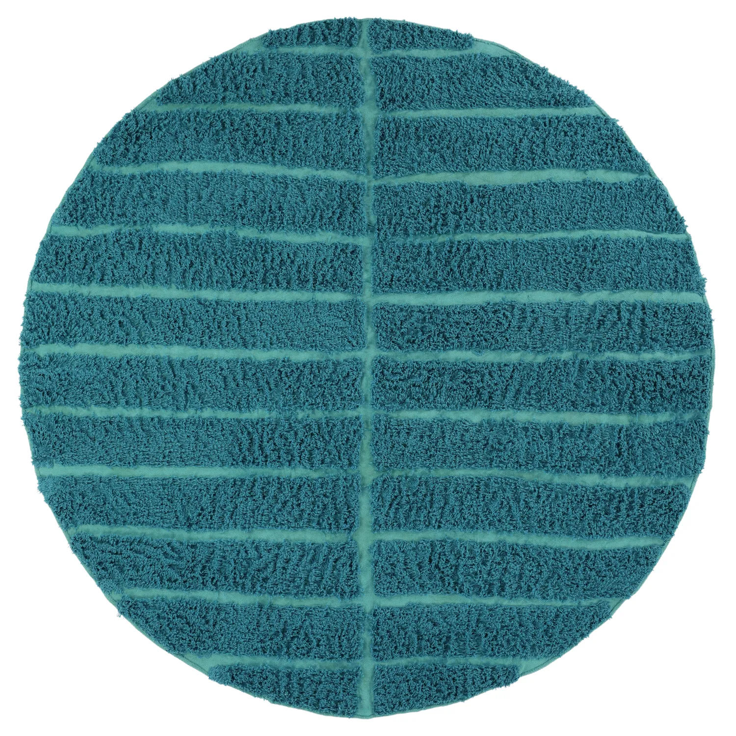 Kerek szőnyeg - Ikara Natural Cotton Shaggy (türkiz)