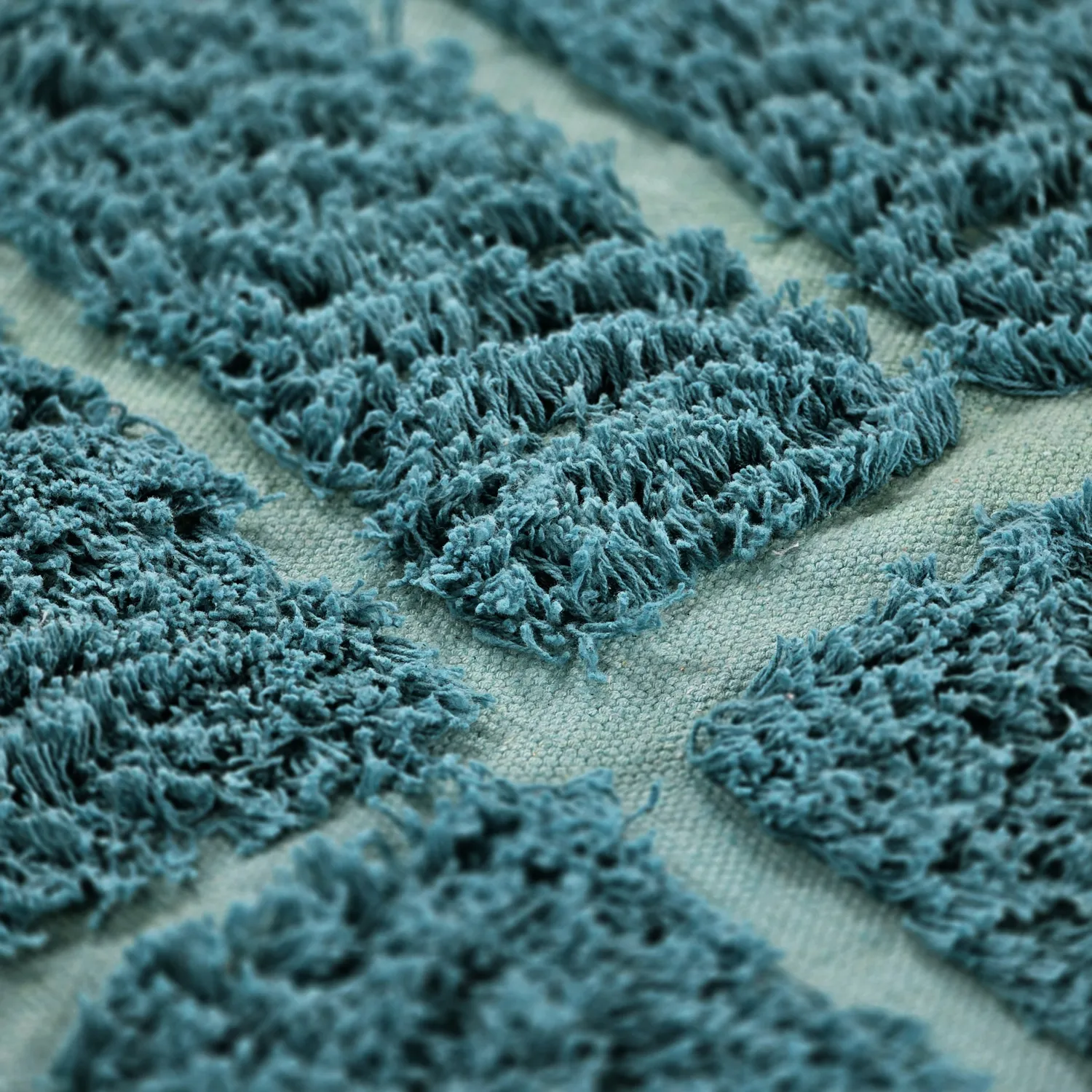 Kerek szőnyeg - Ikara Natural Cotton Shaggy (türkiz)