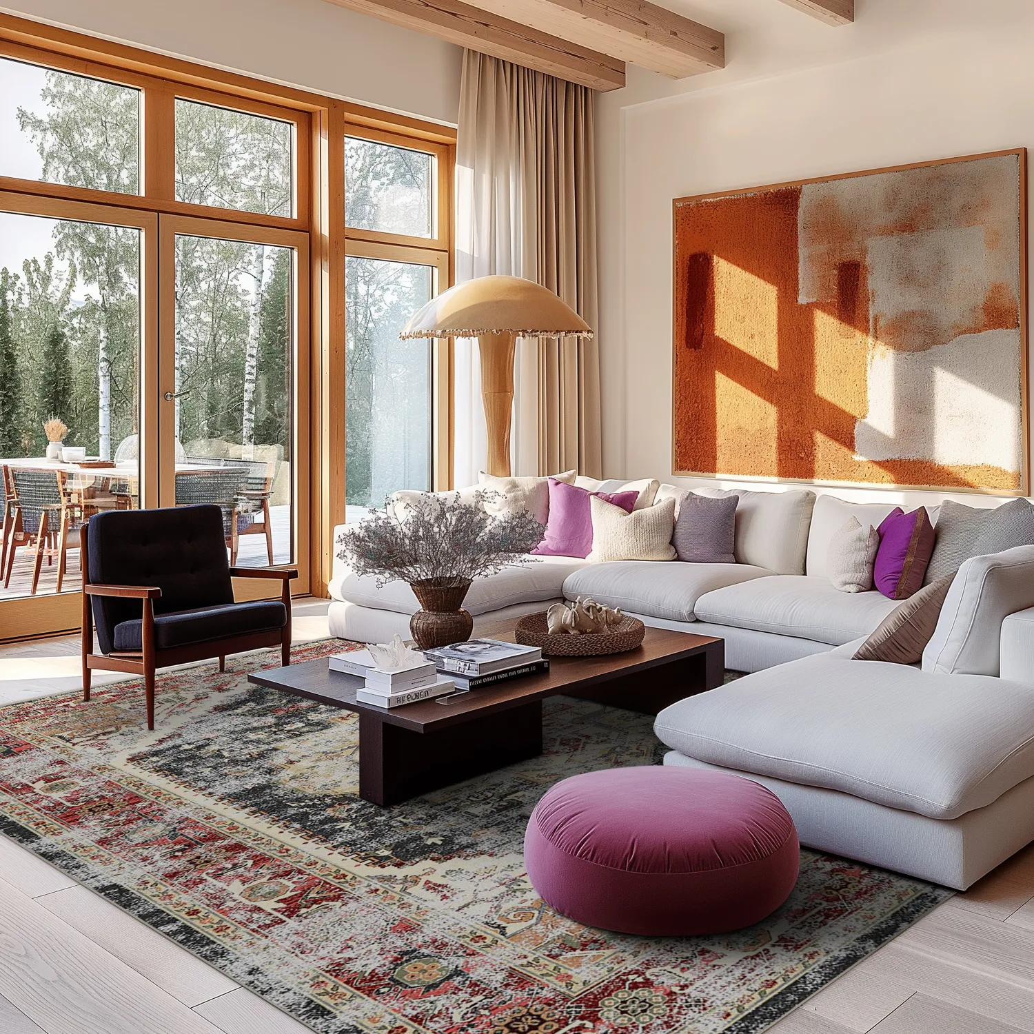 Wilton szőnyeg - Javis (piros/többszínű)