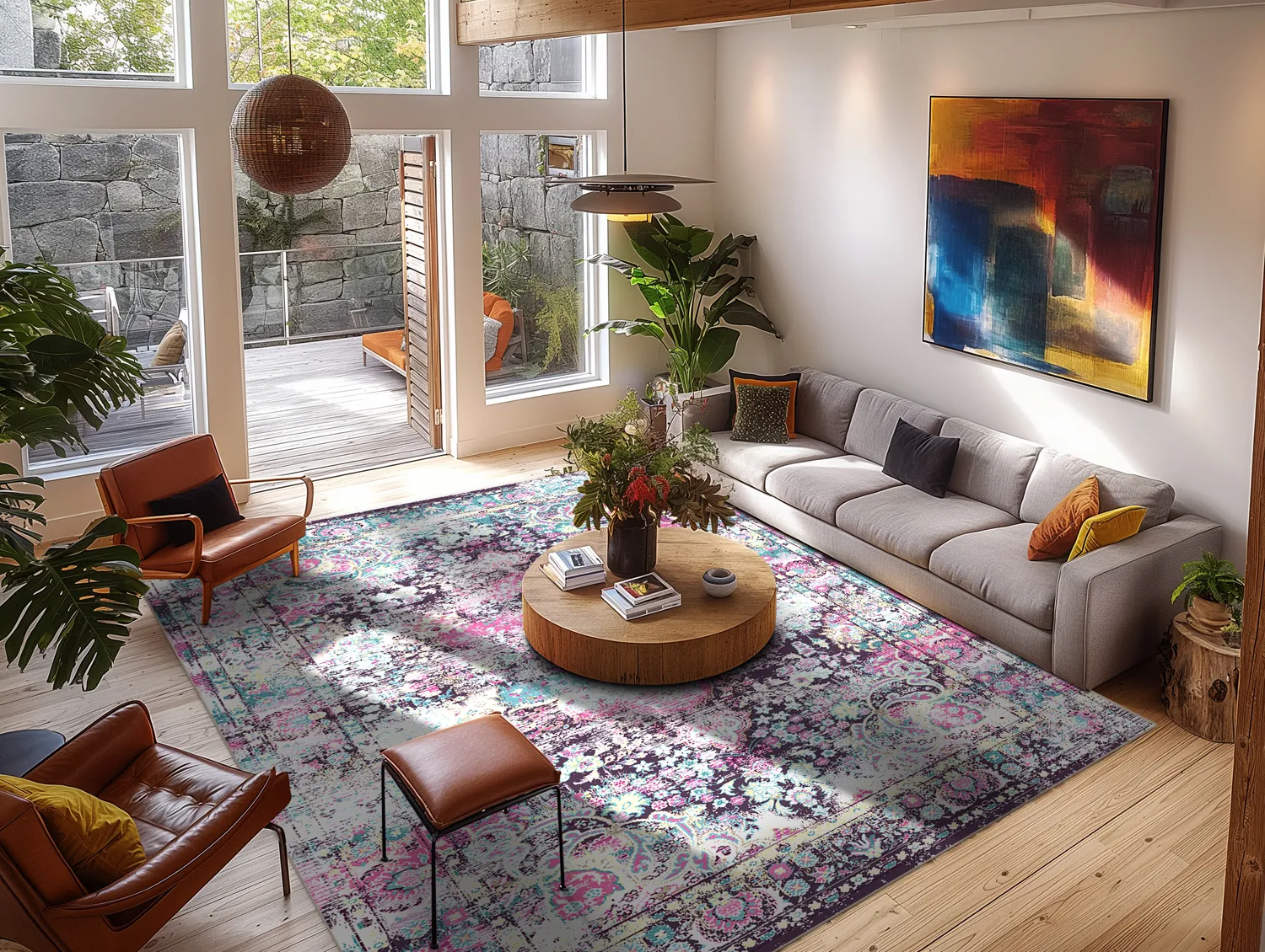 Wilton szőnyeg - Jedaida (rózsaszín/többszínű)