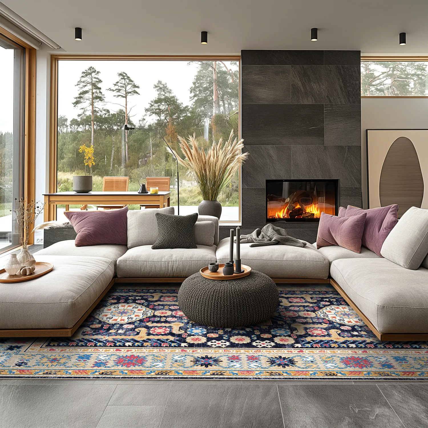 Wilton szőnyeg - Kayaköy (többszínű)