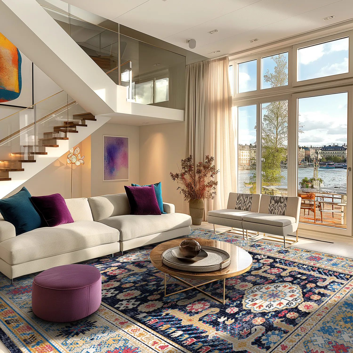 Wilton szőnyeg - Kayaköy (többszínű)