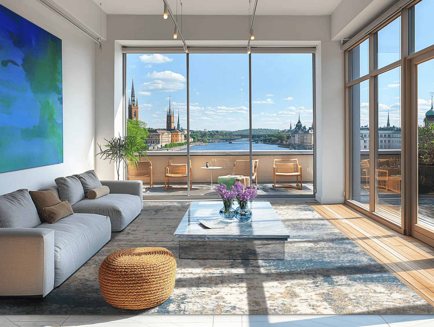 Wilton szőnyeg - Kebira (kék)