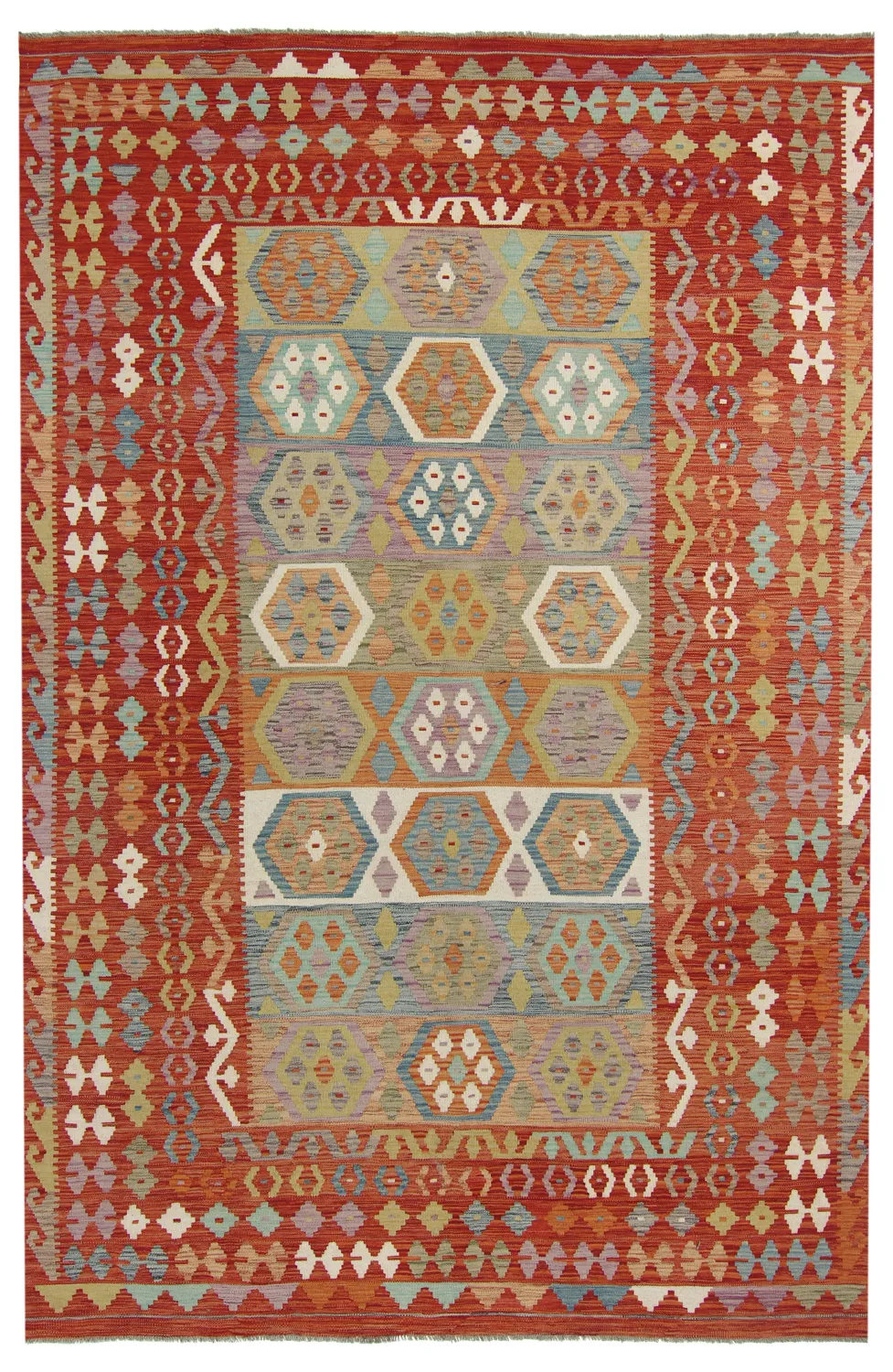 Orientális kilim szőnyeg 303 x 199 cm